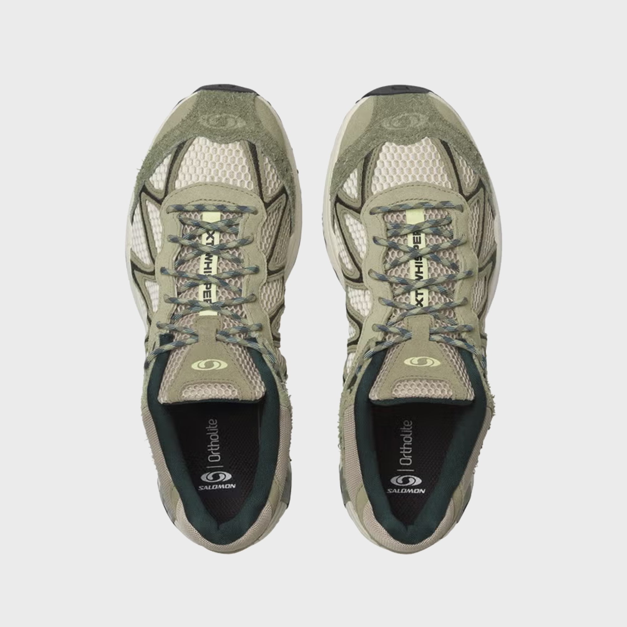 靴 SALOMON XT-WHISPER EMBROIDERY Salomon XT-Whisper Embroidery - Deep Lichen Green / Eucalyptus