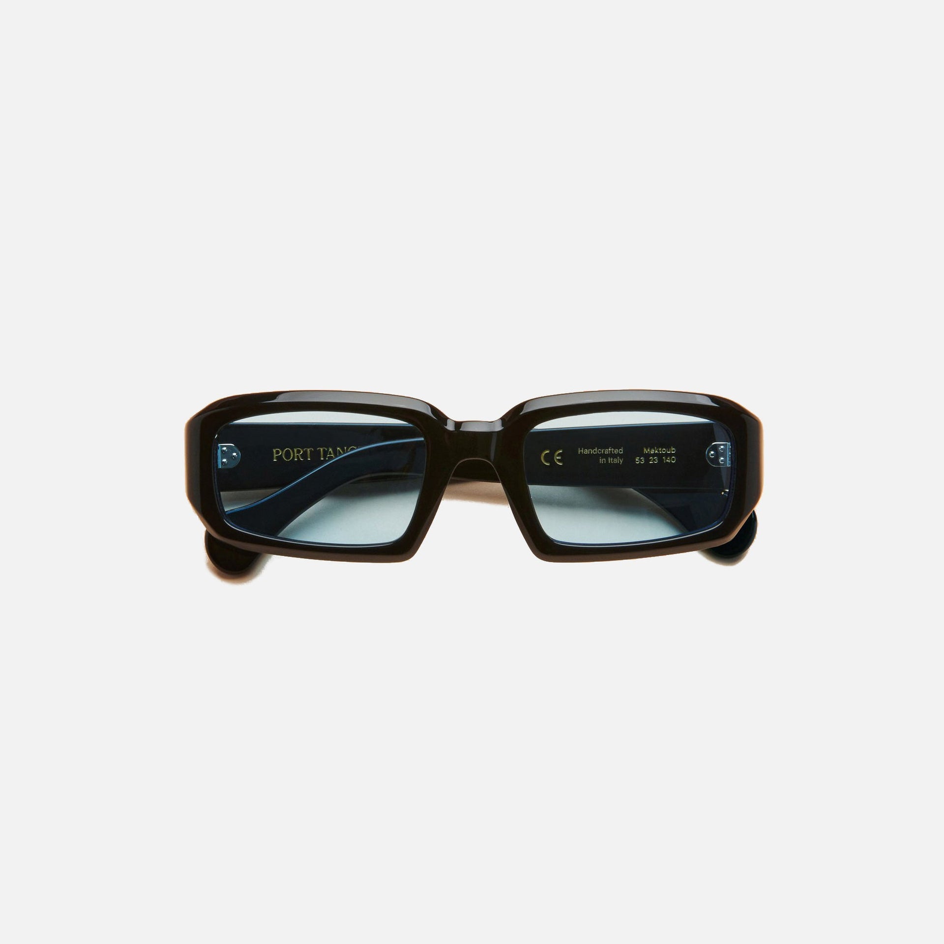 Port Tanger Mektoub - Black w Blue Lens