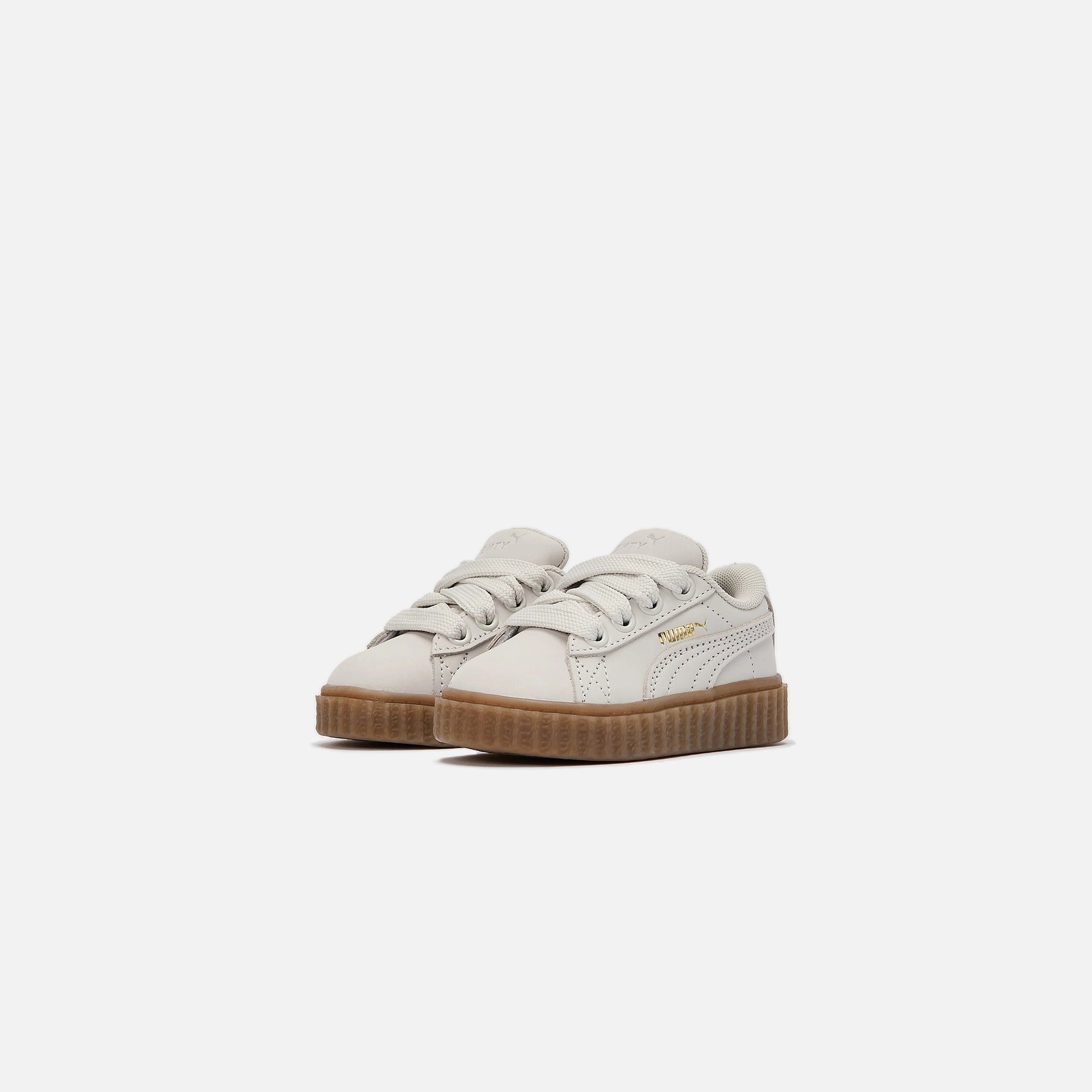 Puma x FENTY TD Creeper Phatty - Nubuck Warm White / Puma Gold / Gum