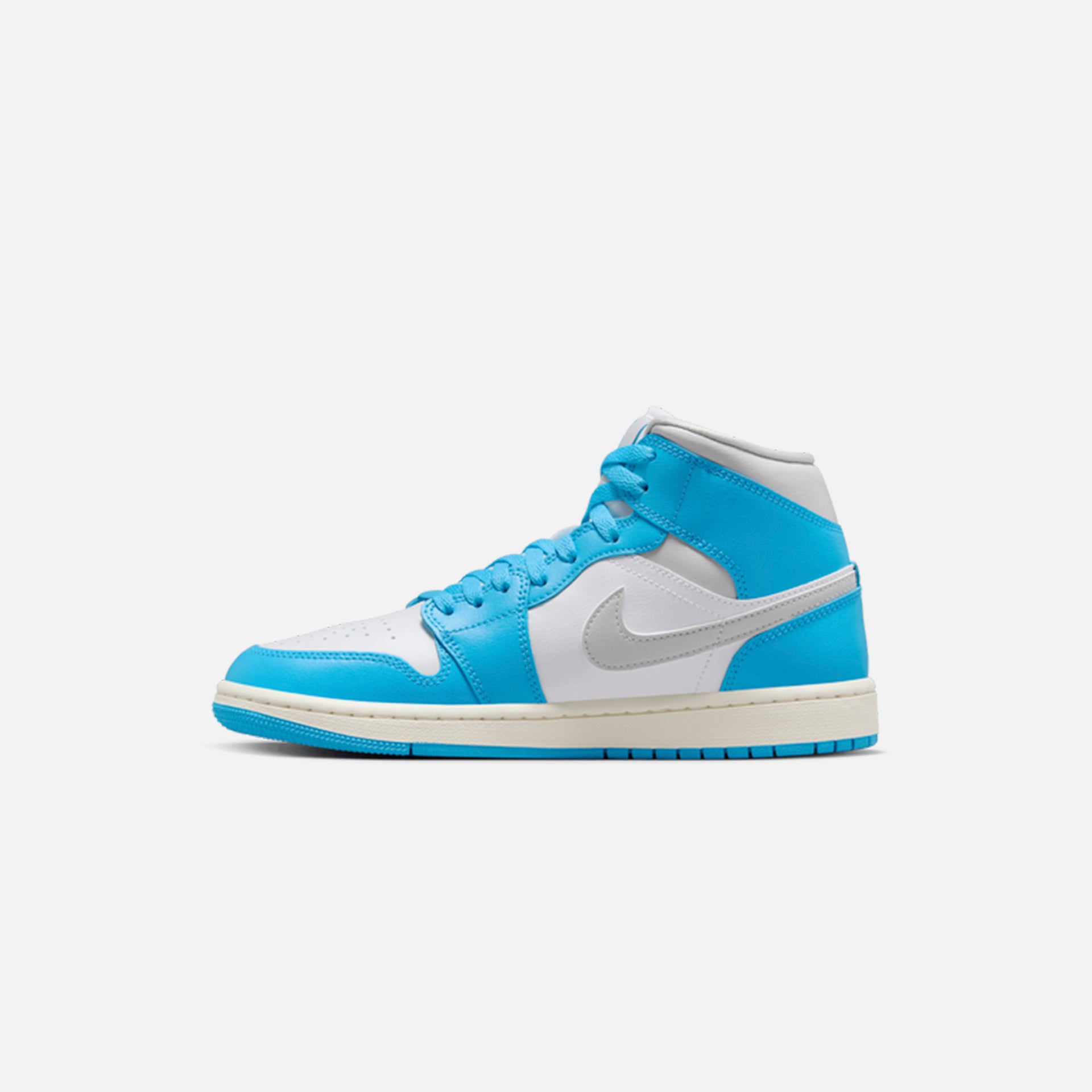 Nike Air Jordan 1 Mid - Dark Powder Blue / White / Sail / Neutral Grey