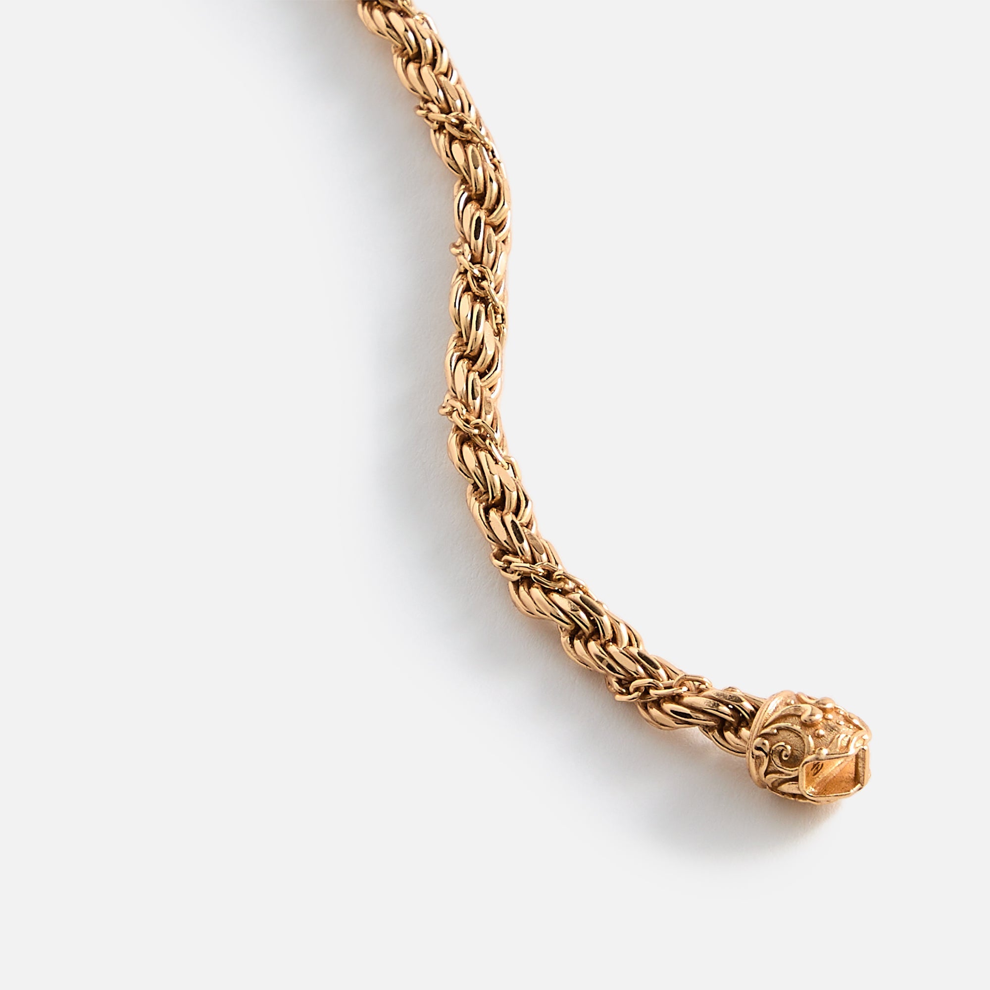 Emanuele Bicocchi Gold Wrapped Rope Chain Bracelet - Gold – Kith