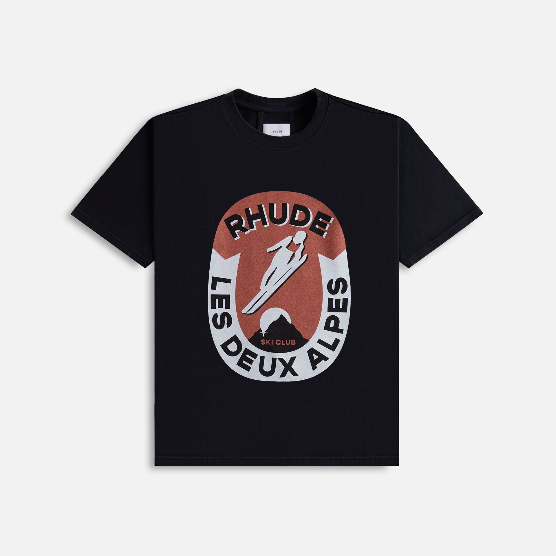 Rhude Les Deux Alpes Tee - Vintage Black