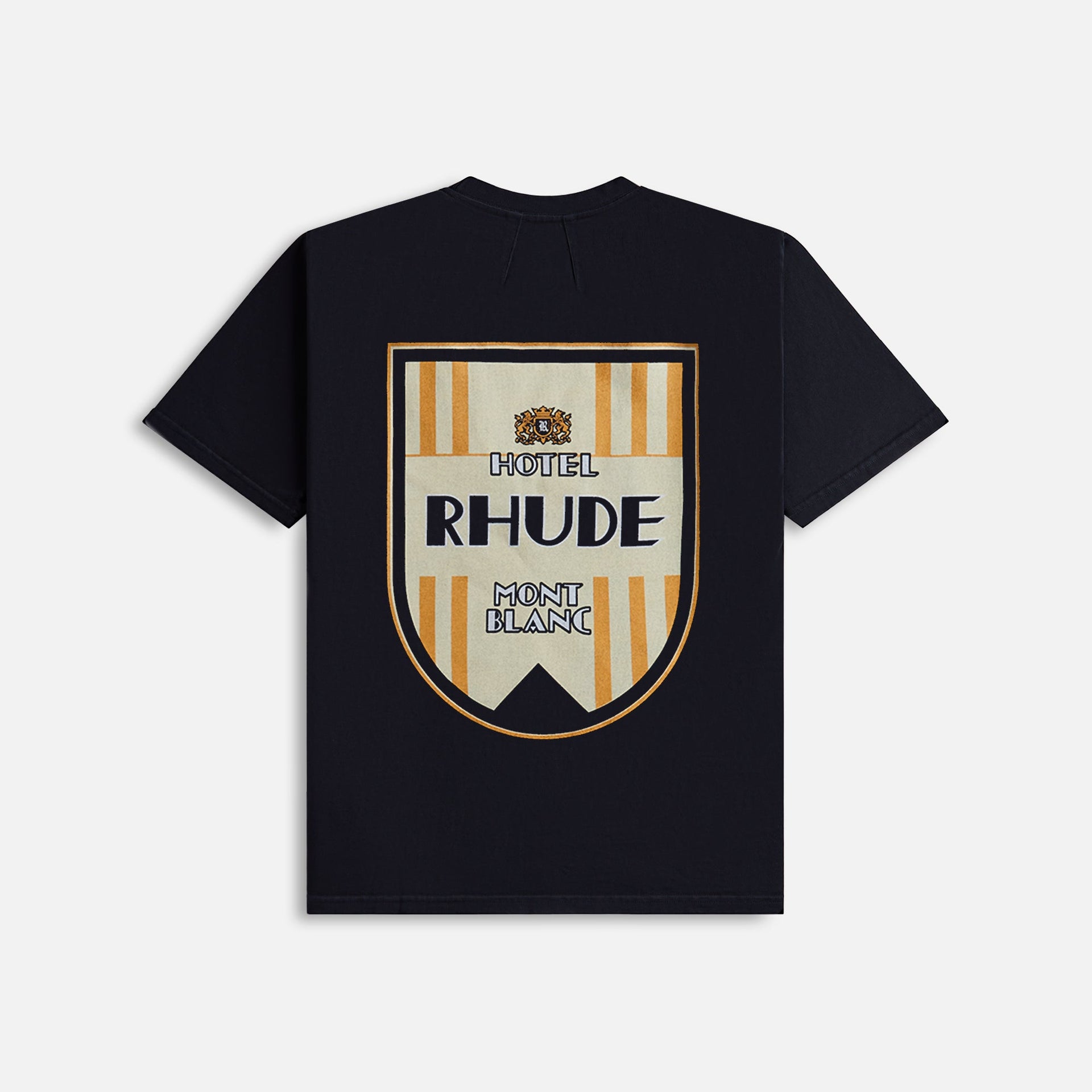 Rhude Mont-Blanc Hotel Tee - Vintage Black