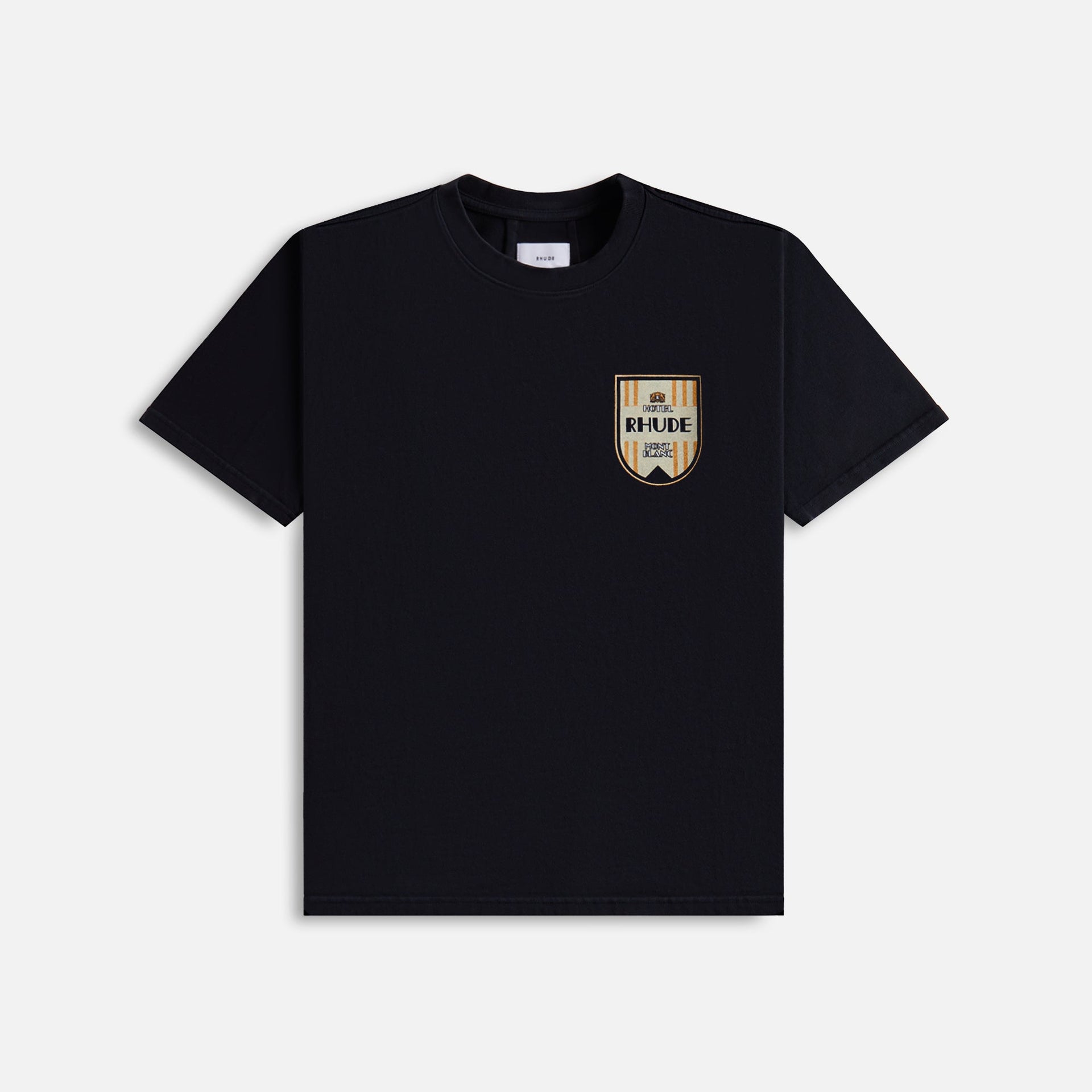 Rhude Mont-Blanc Hotel Tee - Vintage Black