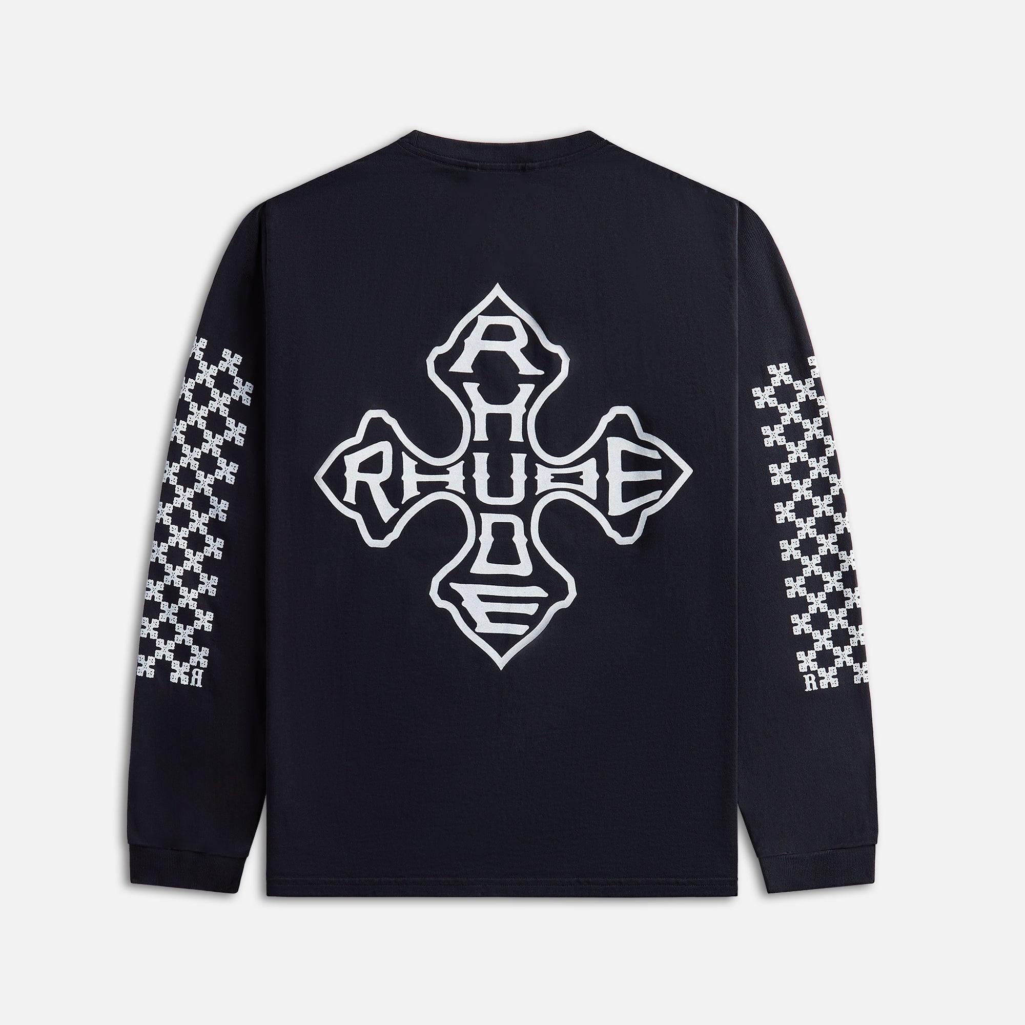 Rhude Cross Long Sleeves Tee - Vintage Black – Kith Canada