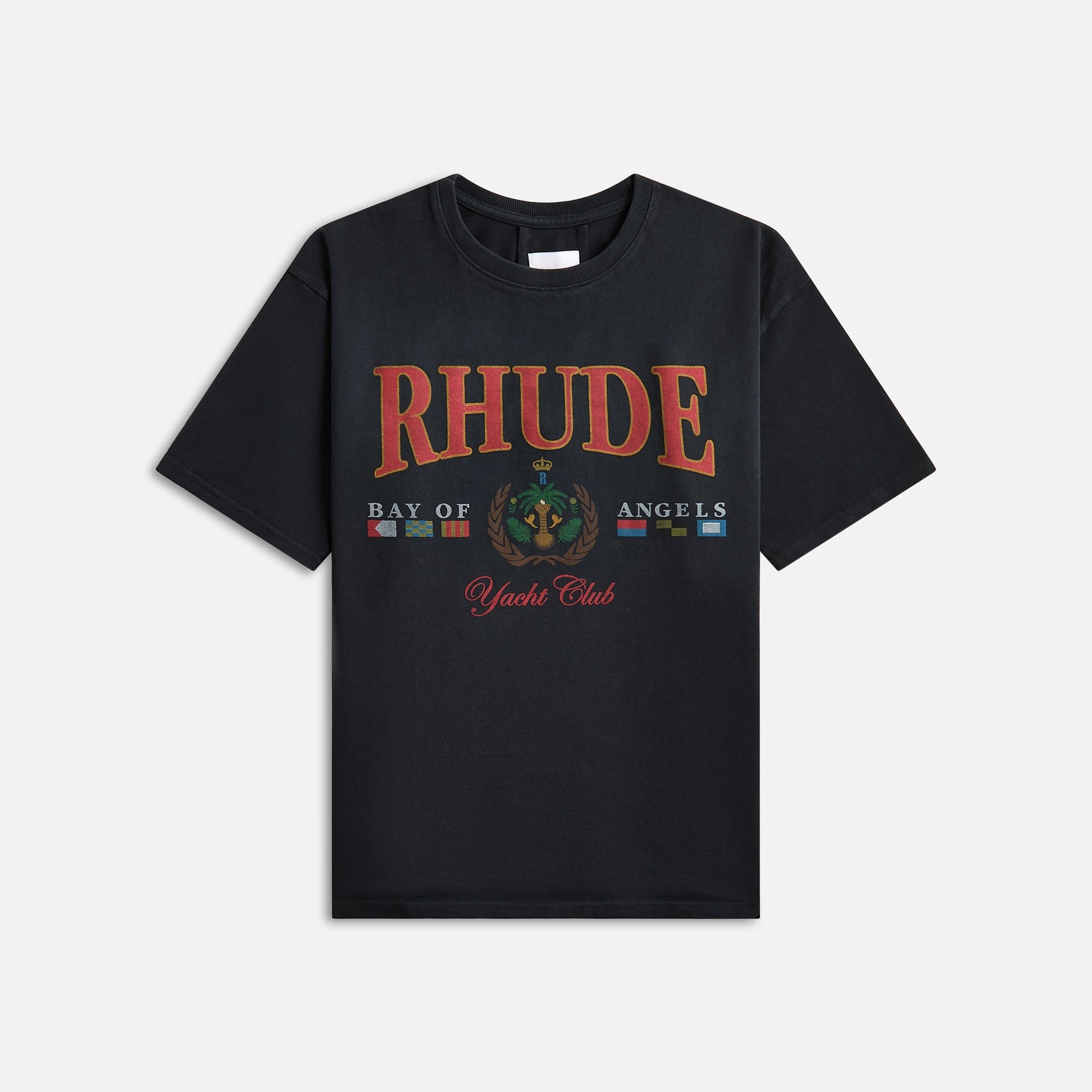 Rhude Bay Of Angels Yacht Tee - Vintage Black