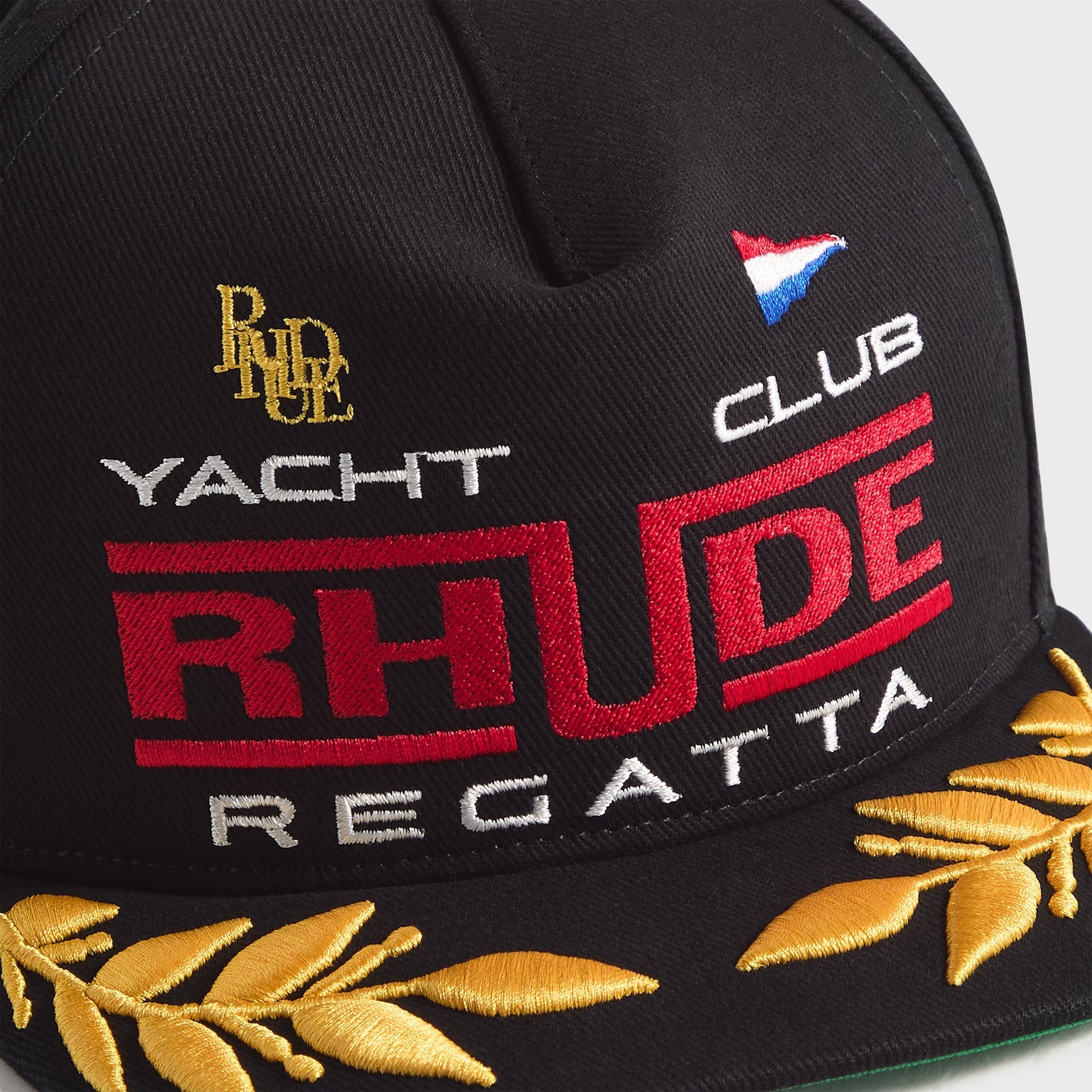 Rhude Regatta Club Cap - Black / White / Red