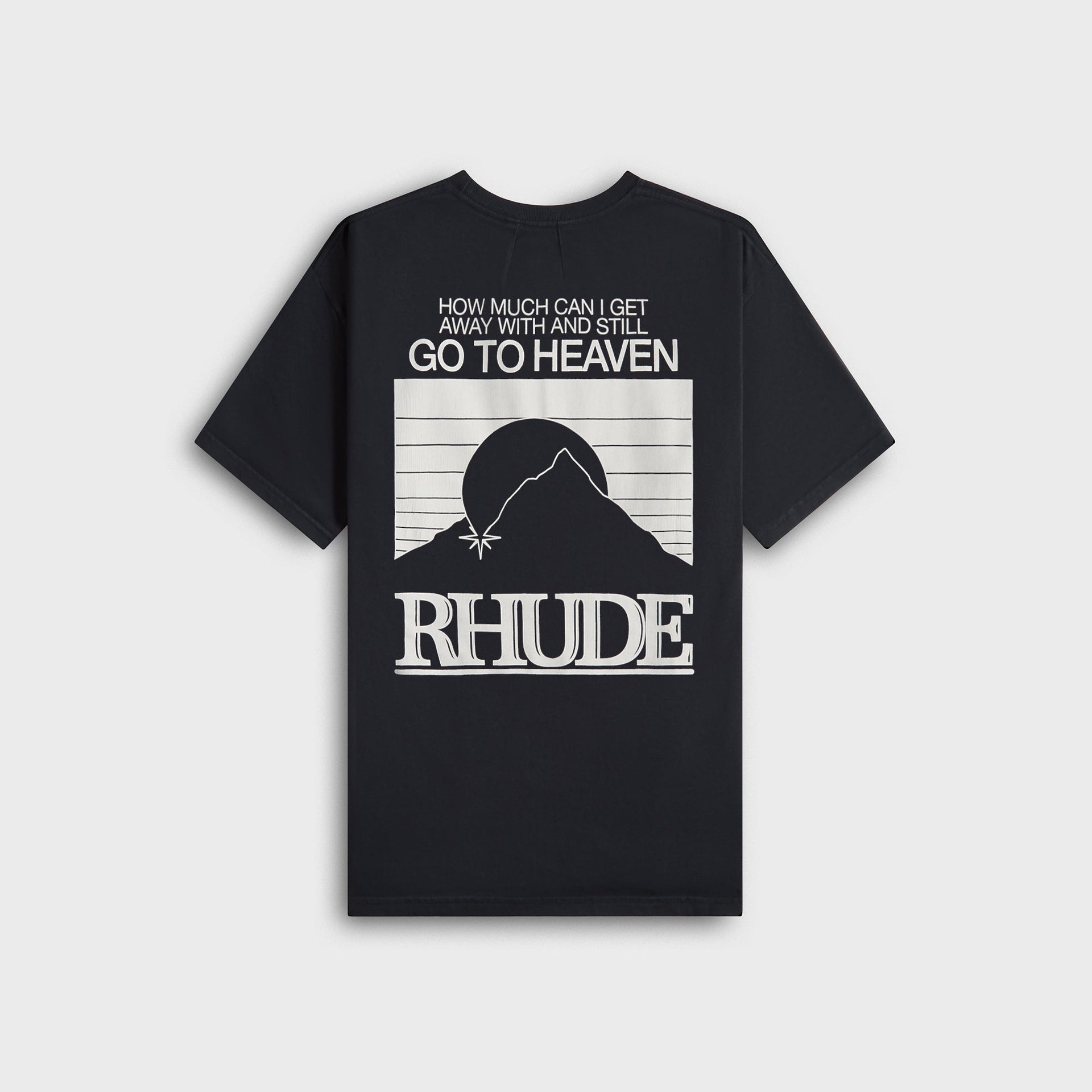 Rhude Moonlight Pack Tee - Vintage Black / White