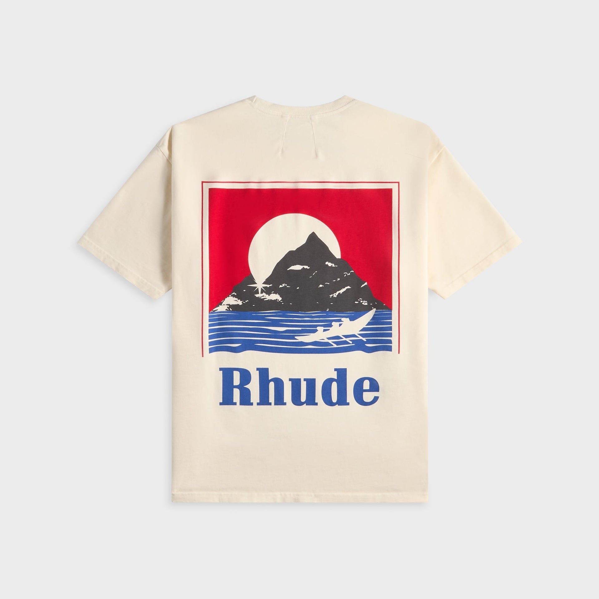 Rhude Moonlight Regatta Tee - Vintage White / Red / Blue