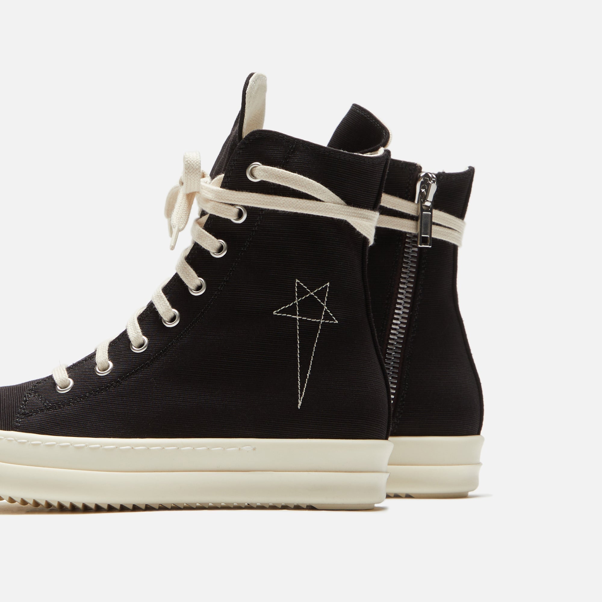 Rick Owens DRKSHDW Pentastitch Sneaker - Black / Milk / Milk