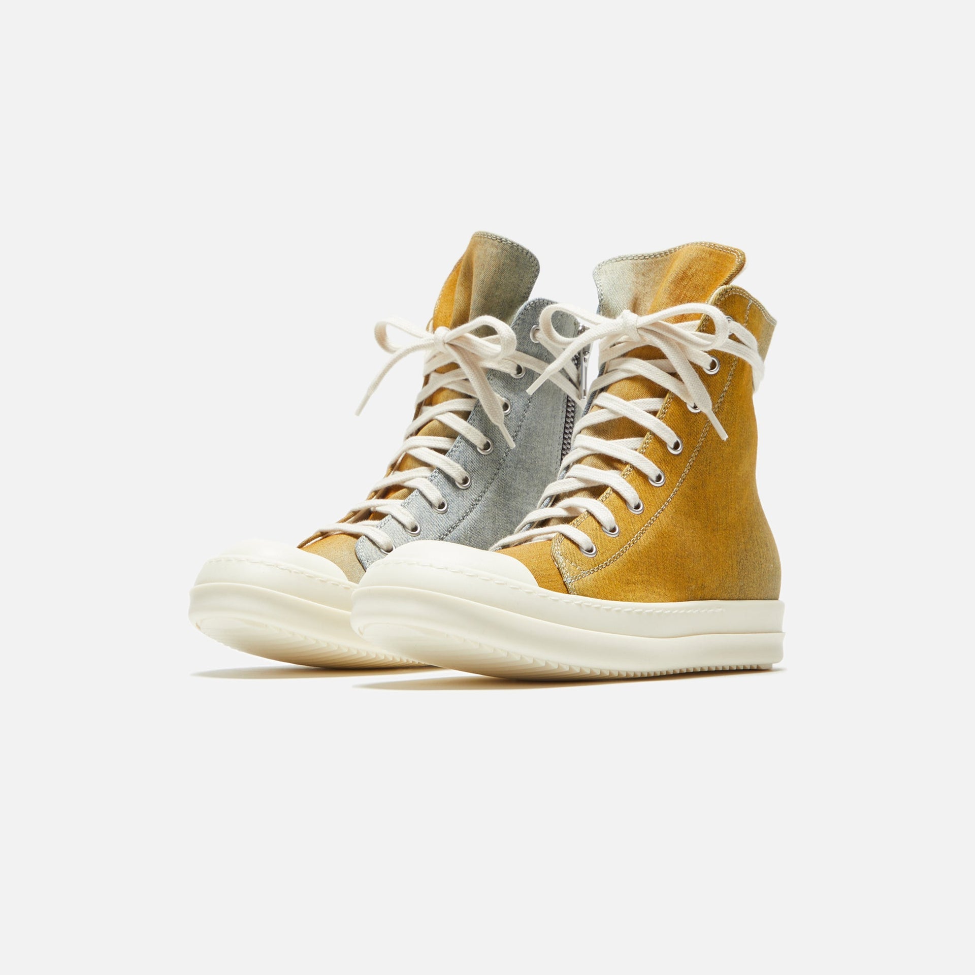 Rick Owens WMNS DRKSHDW Sneakers - Sky / Orange Degrade / Milk / Milk Sky / Orange Degrade