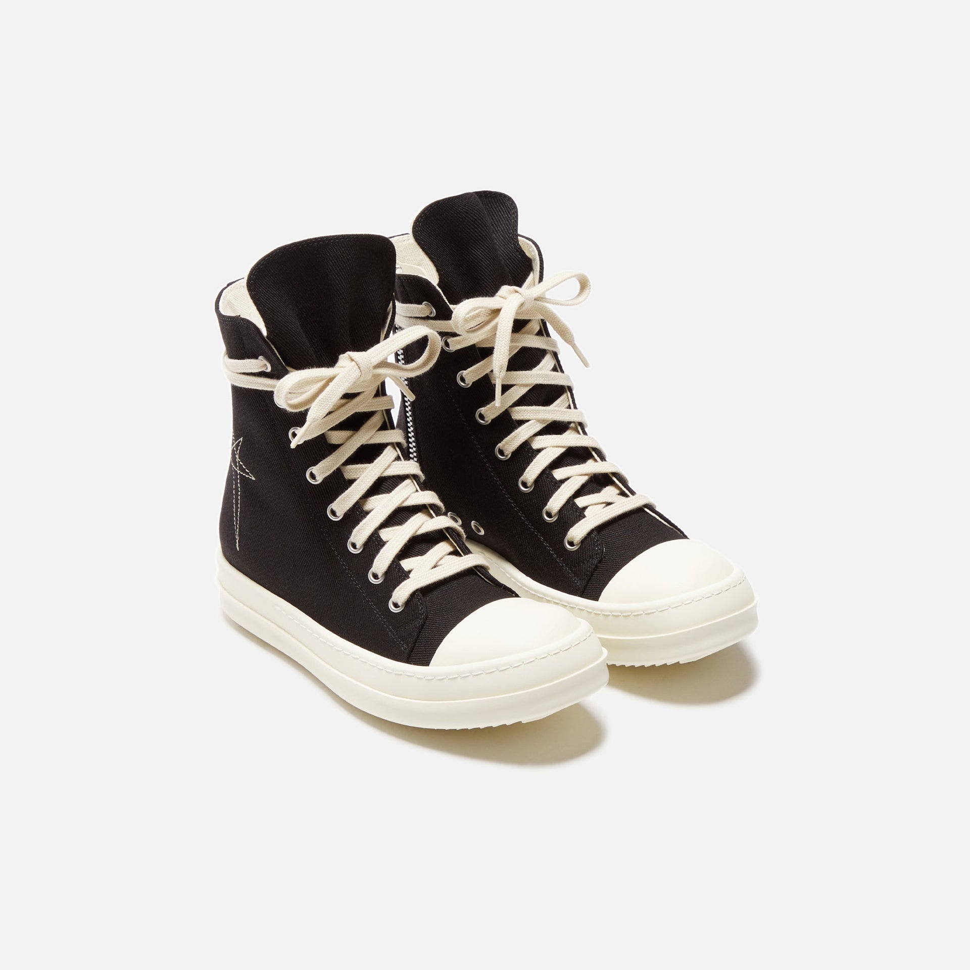 Rick Owens DRKSHDW WMNS Pentastitch Sneakers - Black / Pearl / Milk / Milk