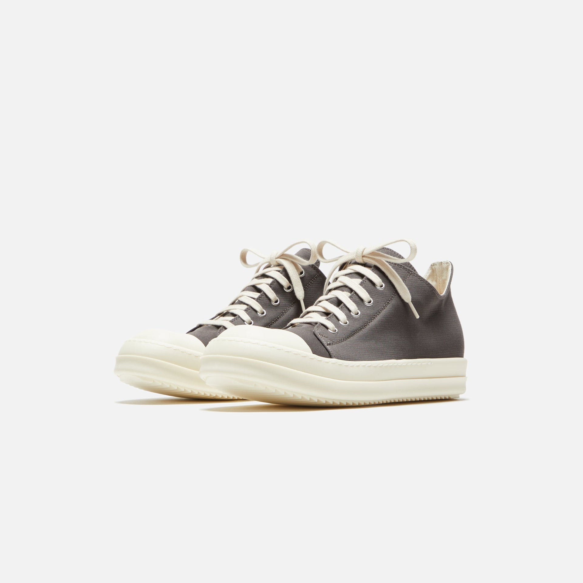 Rick Owens Vintage Low Sneakers - Dark Dust / Milk / Milk Scarpe