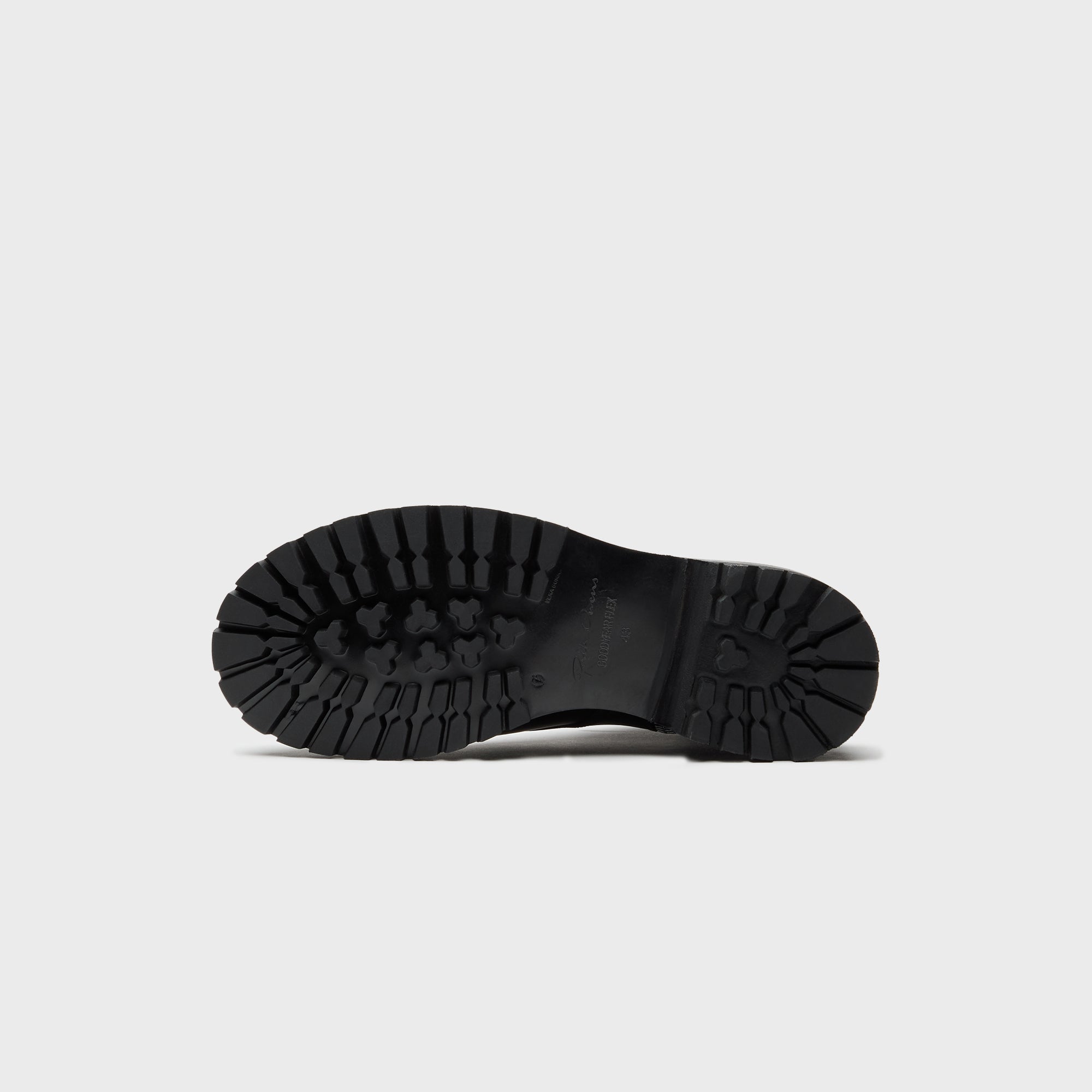 Rick Owens Army Low Boot Scarpe - Pelle Black – Kith Canada
