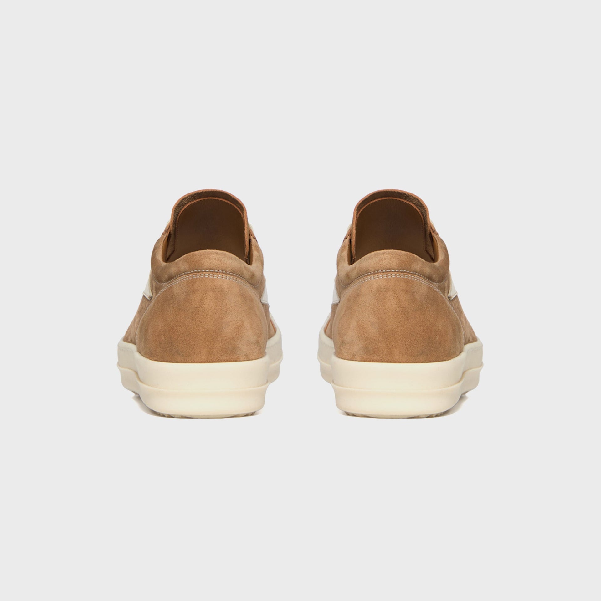 Rick Owens WMNS Temple Vintage Sneaks - Sumi Brown / Milk