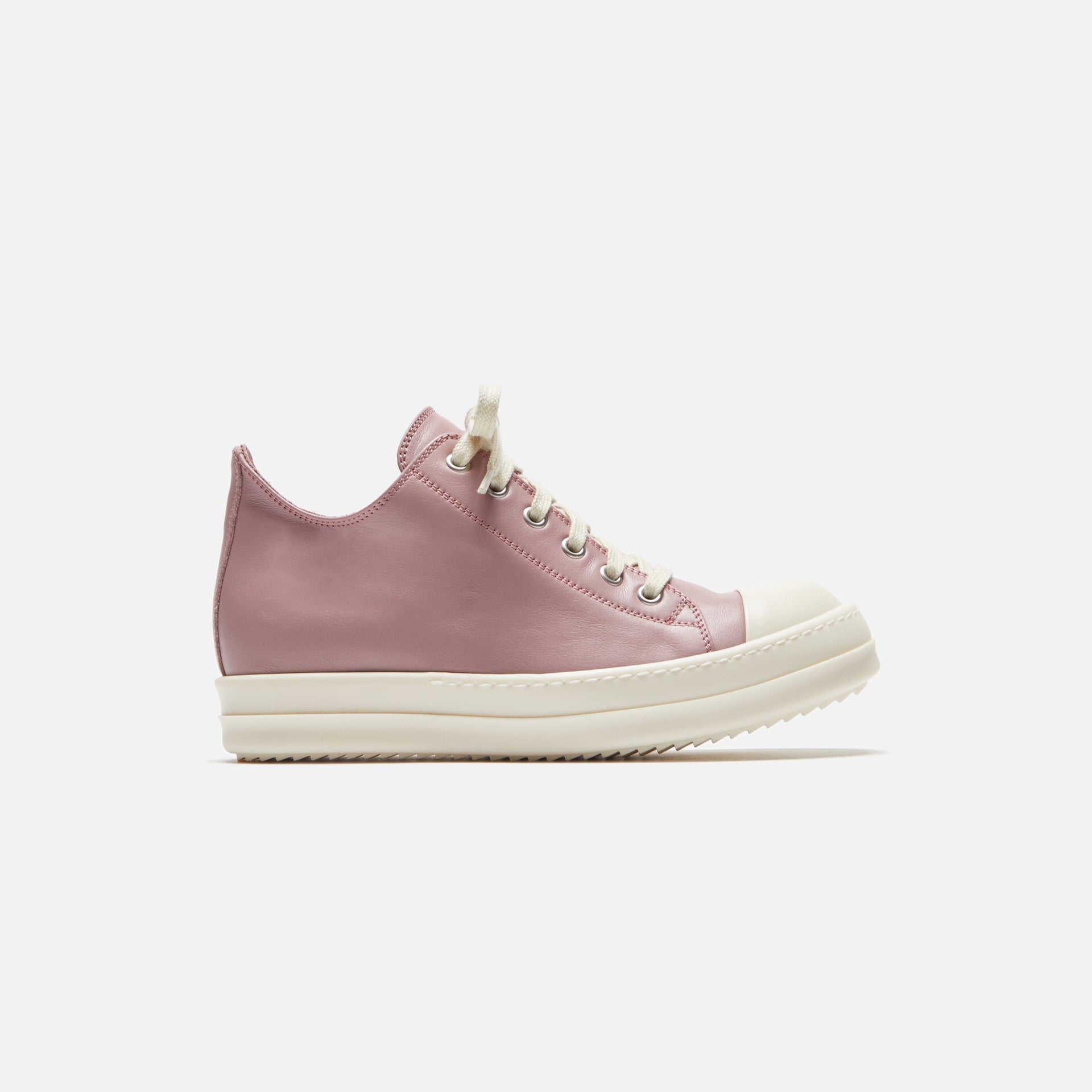 Rick Owens WMNS Low Sneaks - Thulian / Milk / Milk Scarpe in Pelle