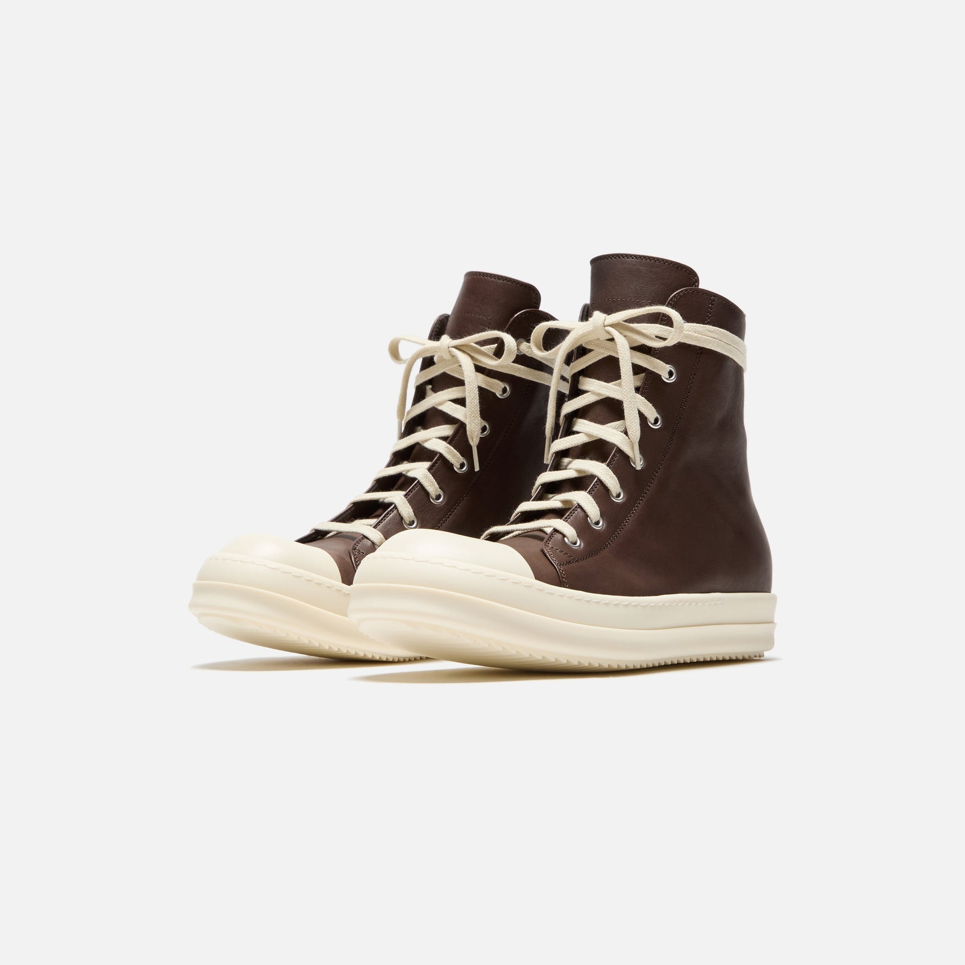 Rick Owens Porterville Sneakers - Saddle / Milk