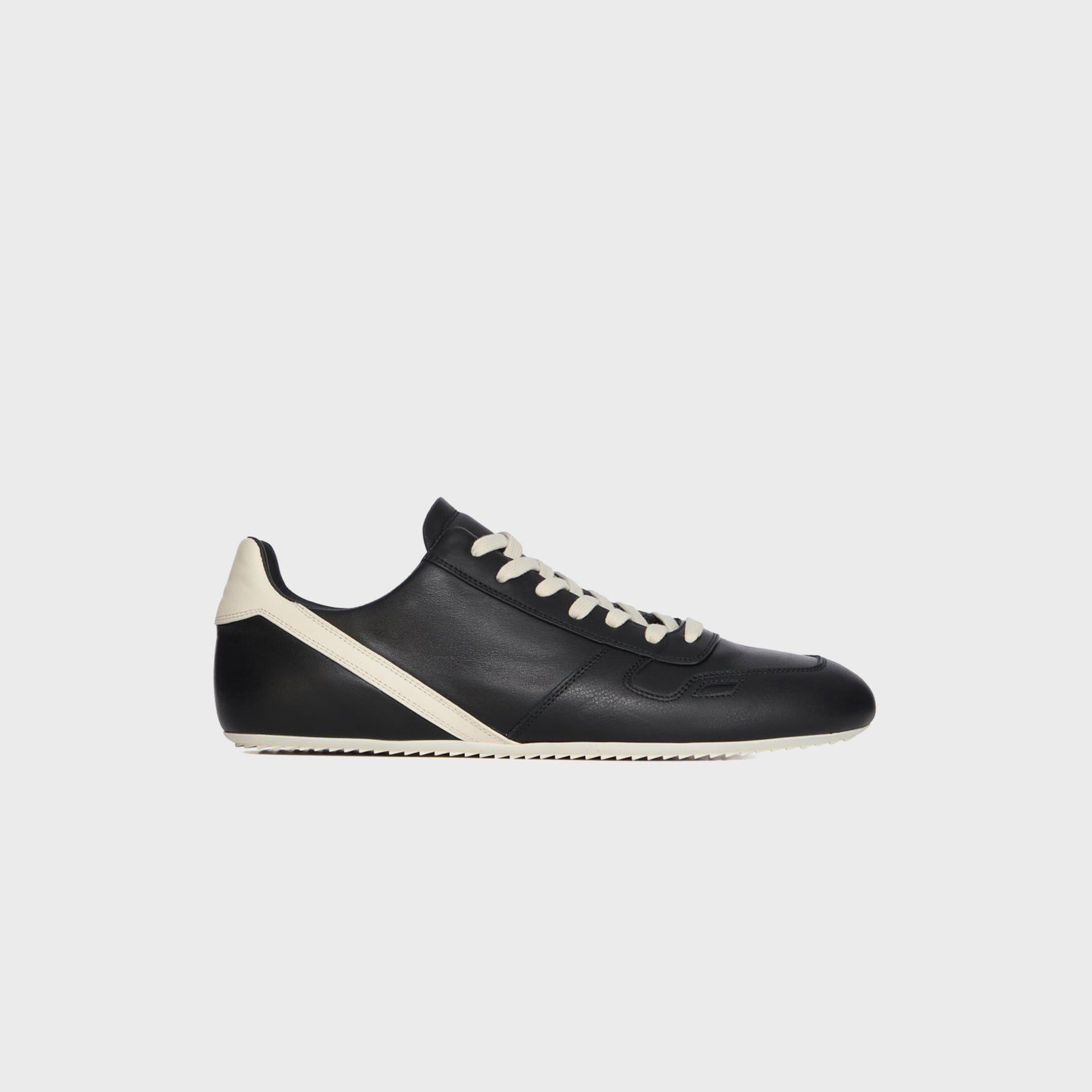 Rick Owens Scarpe Minimal Sneak - Black / Milk / Milk