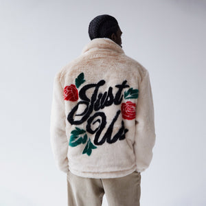 Kith Lloyd Faux Fur Coaches Jacket - Veil