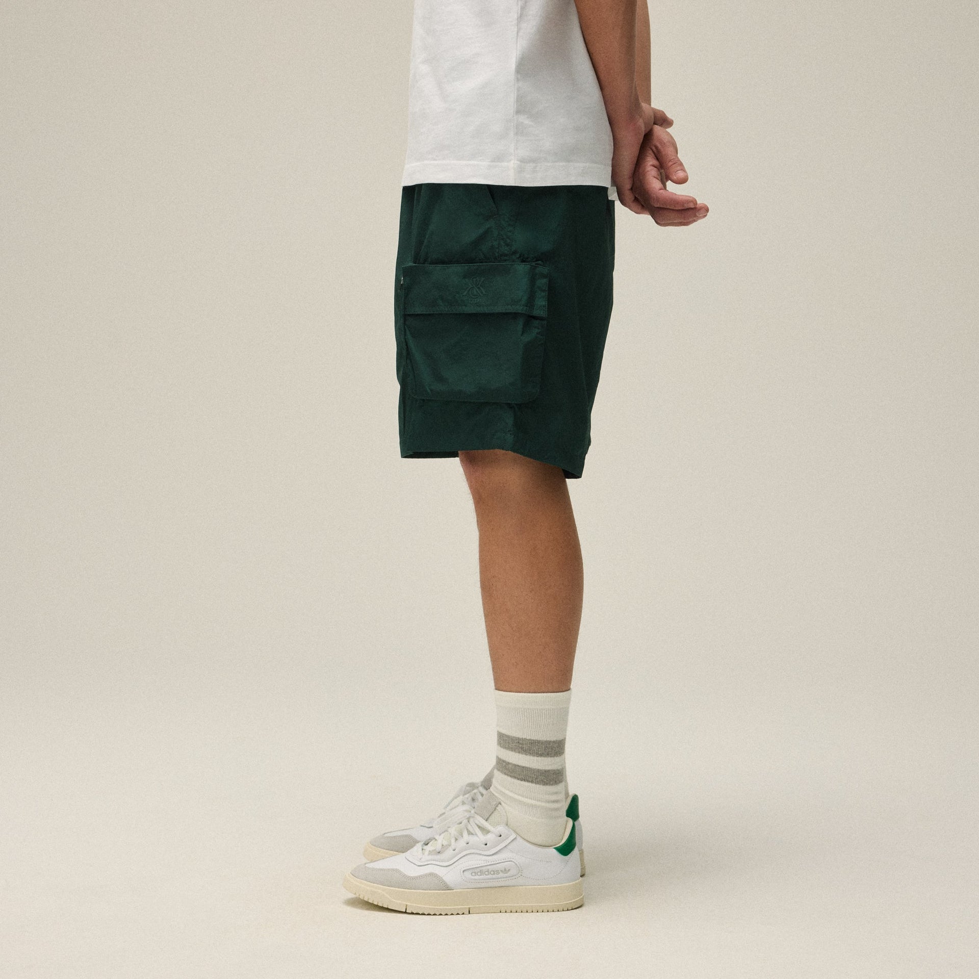 Kith Wrinkle Nylon Evan Cargo Short - Stadium