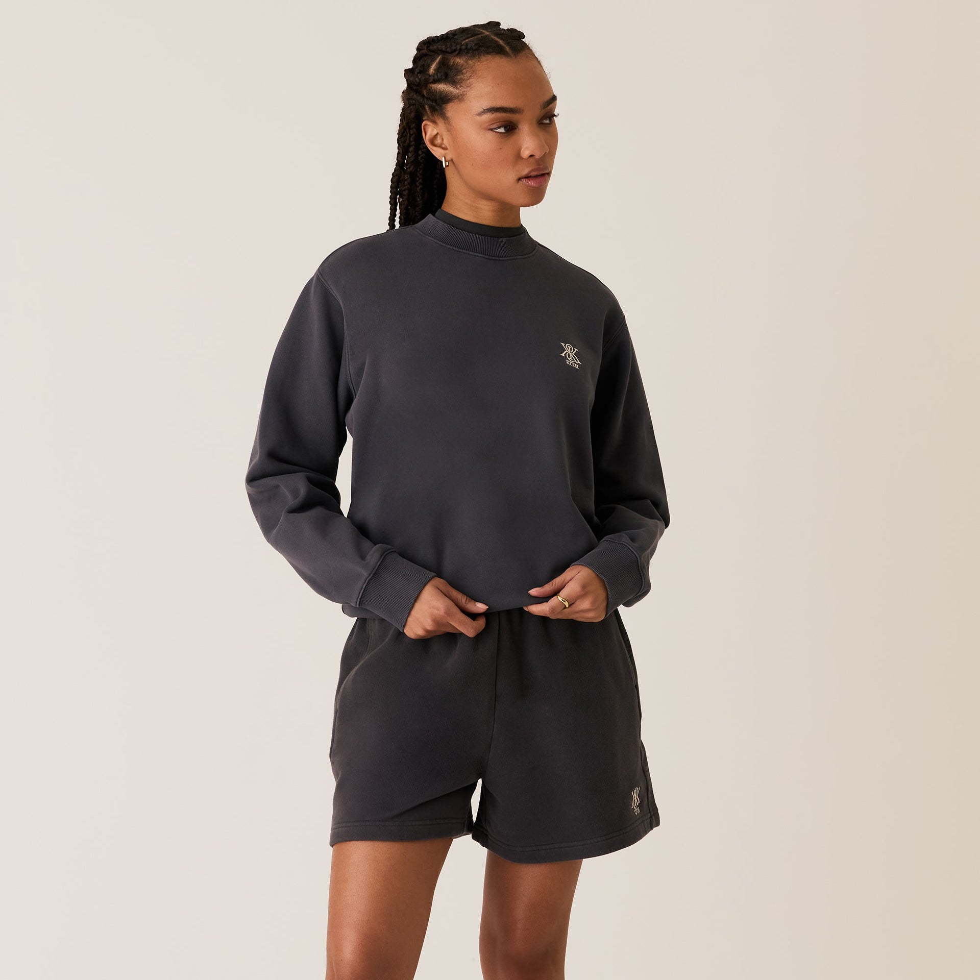 Kith Women Asher Crest Crewneck - Gotham