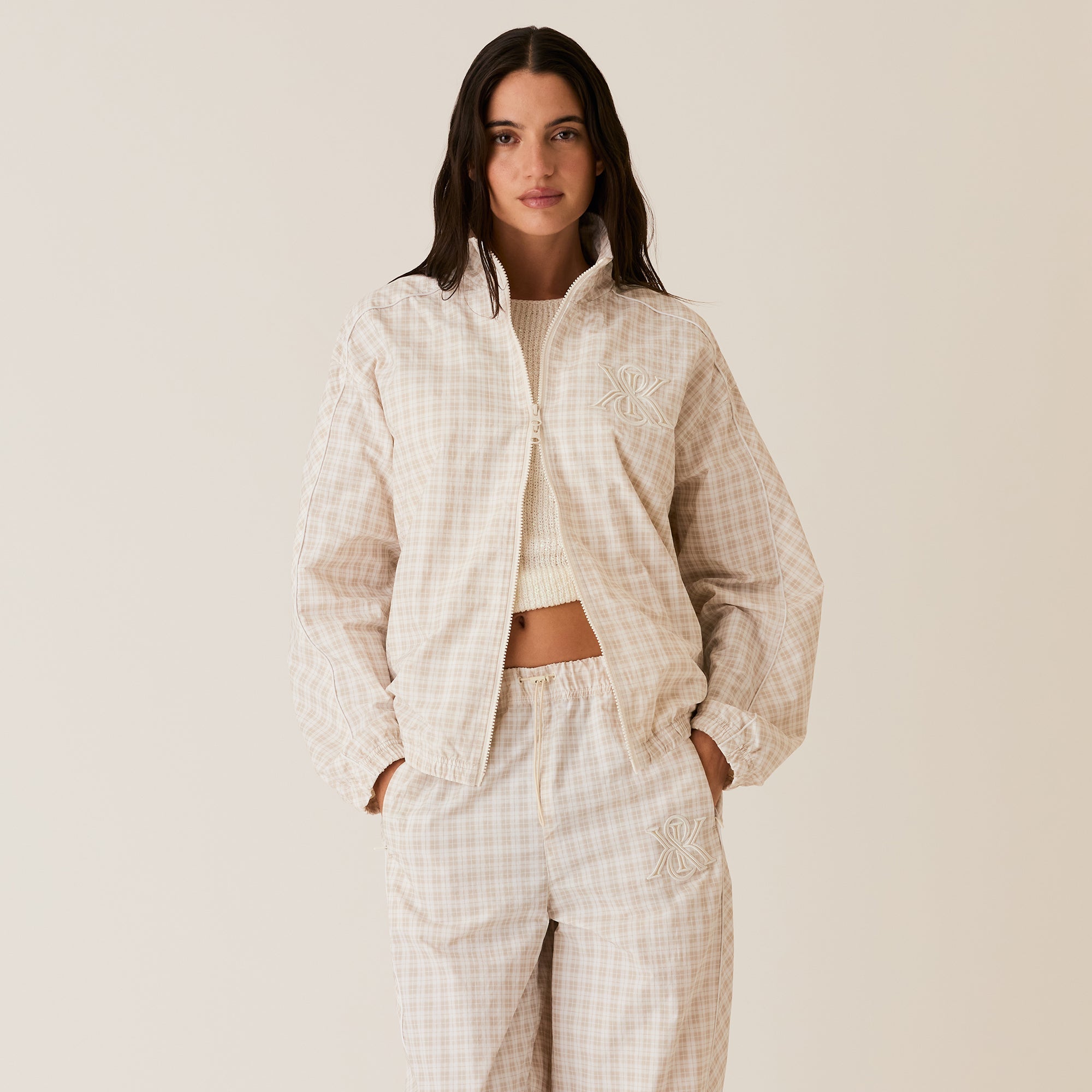 KITH◆Women◆Azariah Check◆トラックジャケット[送料込] 楽天市場】KITH(キス) サイズ:L Azariah Check Track Jacket