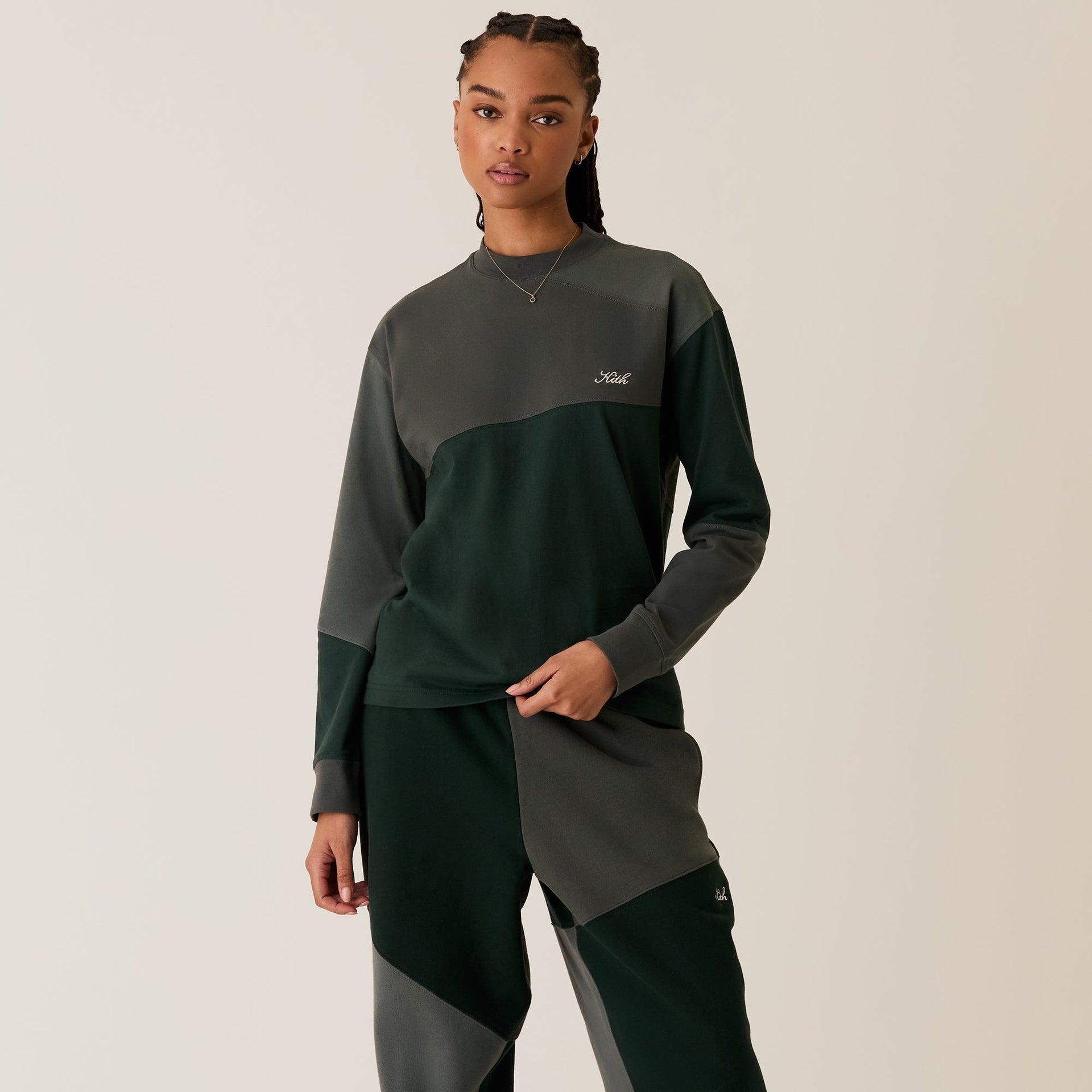 Kith Women Ava Patchwork Track Pant - Stadium