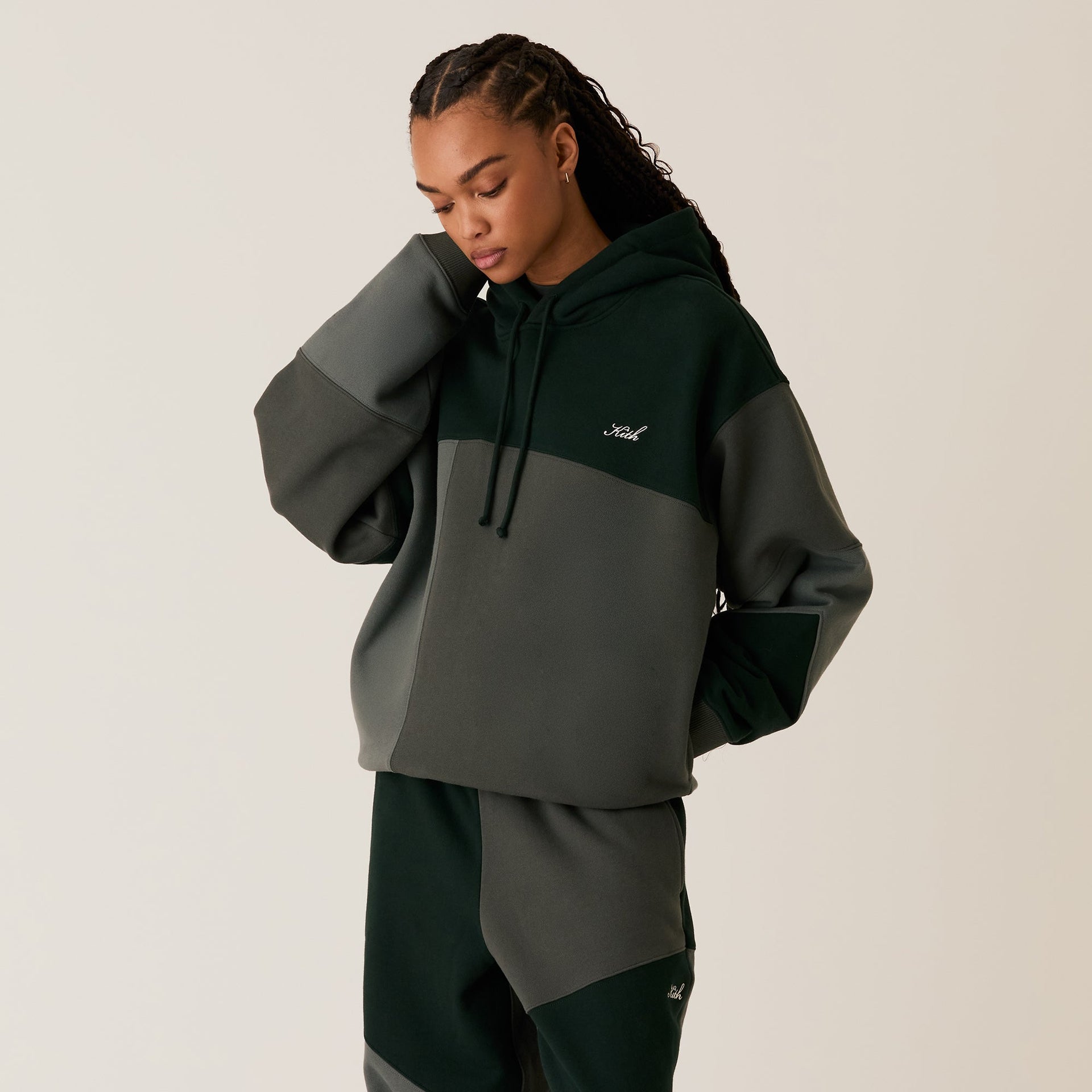 Kith Women Patchwork Oversized Sonoma Long Sleeve - Stadium