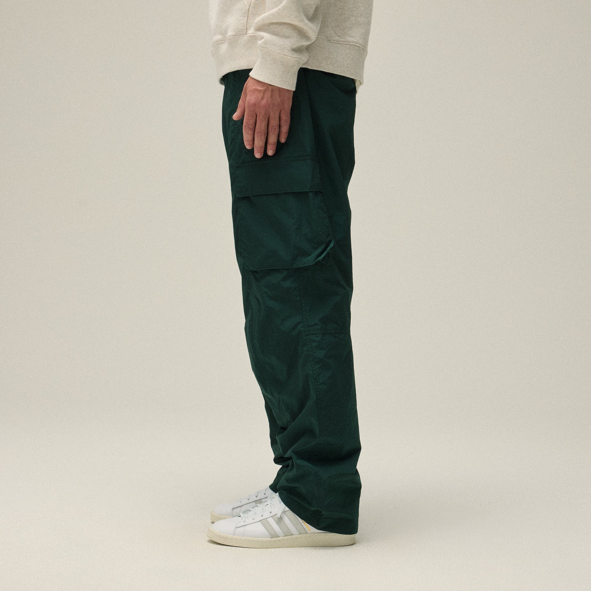 Kith Wrinkle Nylon Bristol Cargo Pant - Stadium – Kith Canada