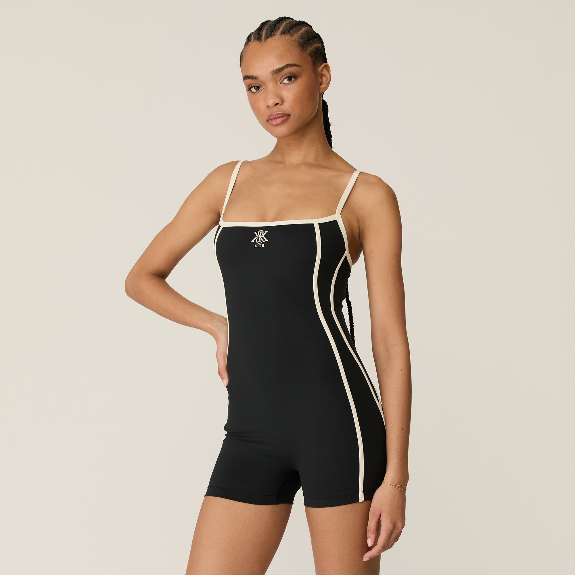 Kith Women Remi II Active Romper ブラック Kith Women Remi Active Romper - Black – Kith Canada