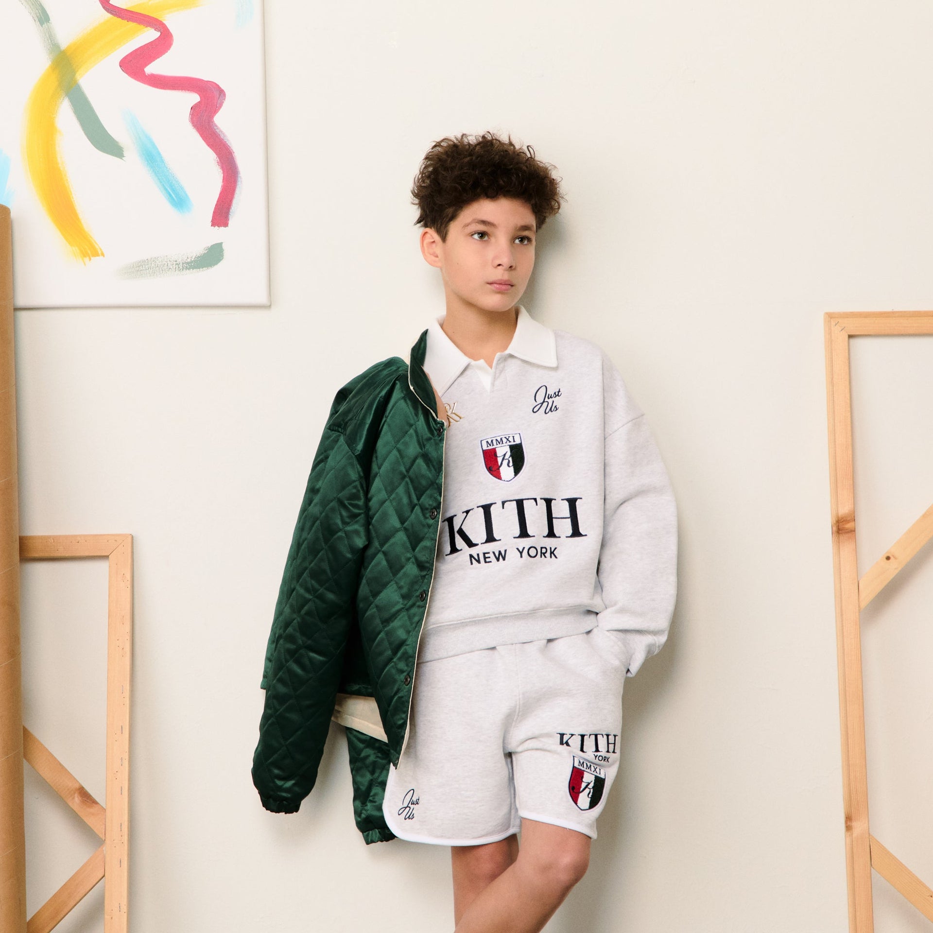 Kith Kids Reversible Coaches Jacket - Stadium