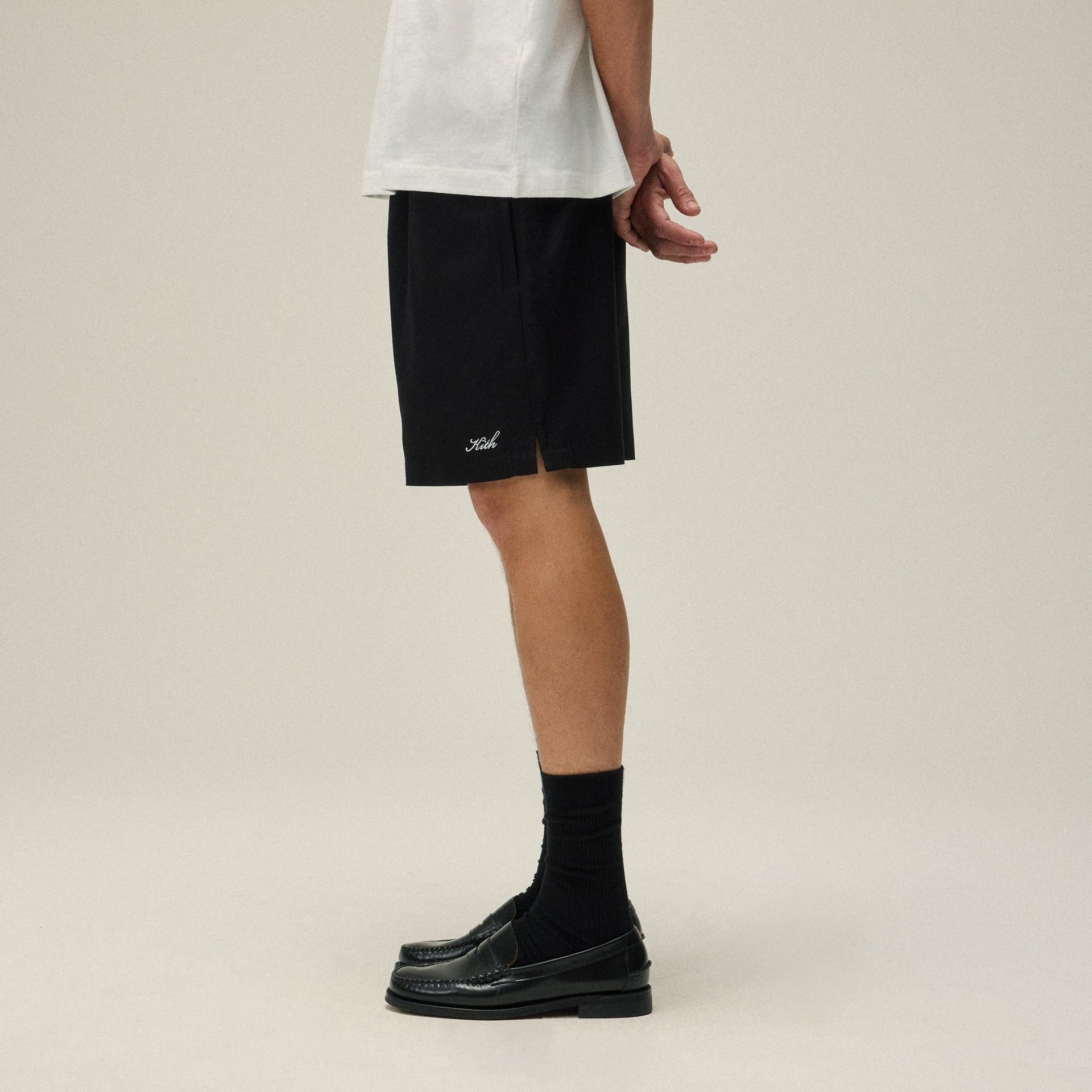 Kith Silk Cotton Active Short - Black