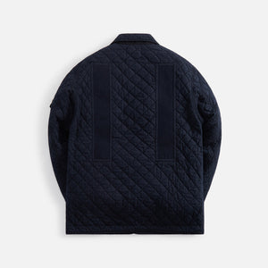 Stone Island Padded Nylon Cotton Tela Jacket - Navy Blue