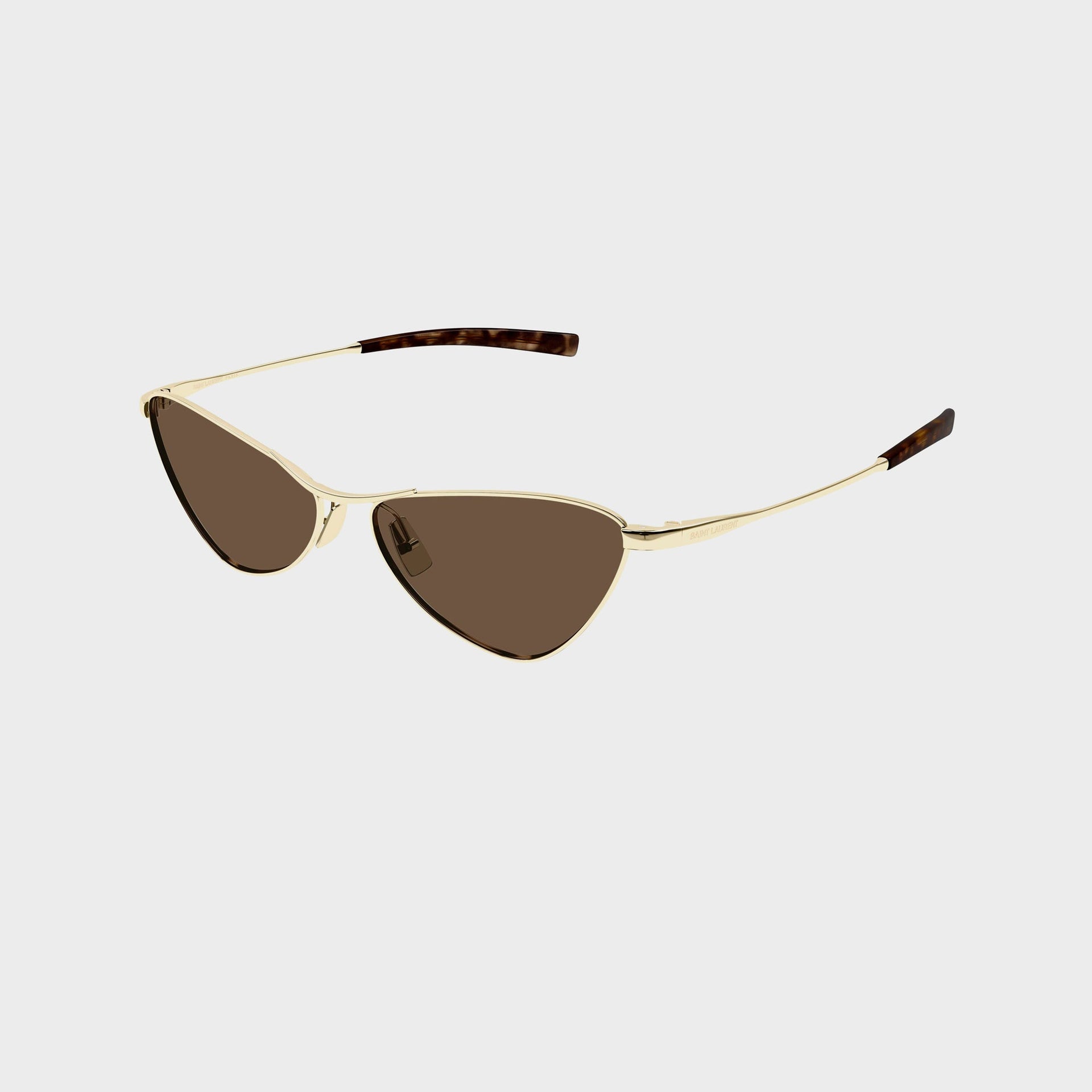 Saint Laurent 830 Sunglasses - Gold / Brown