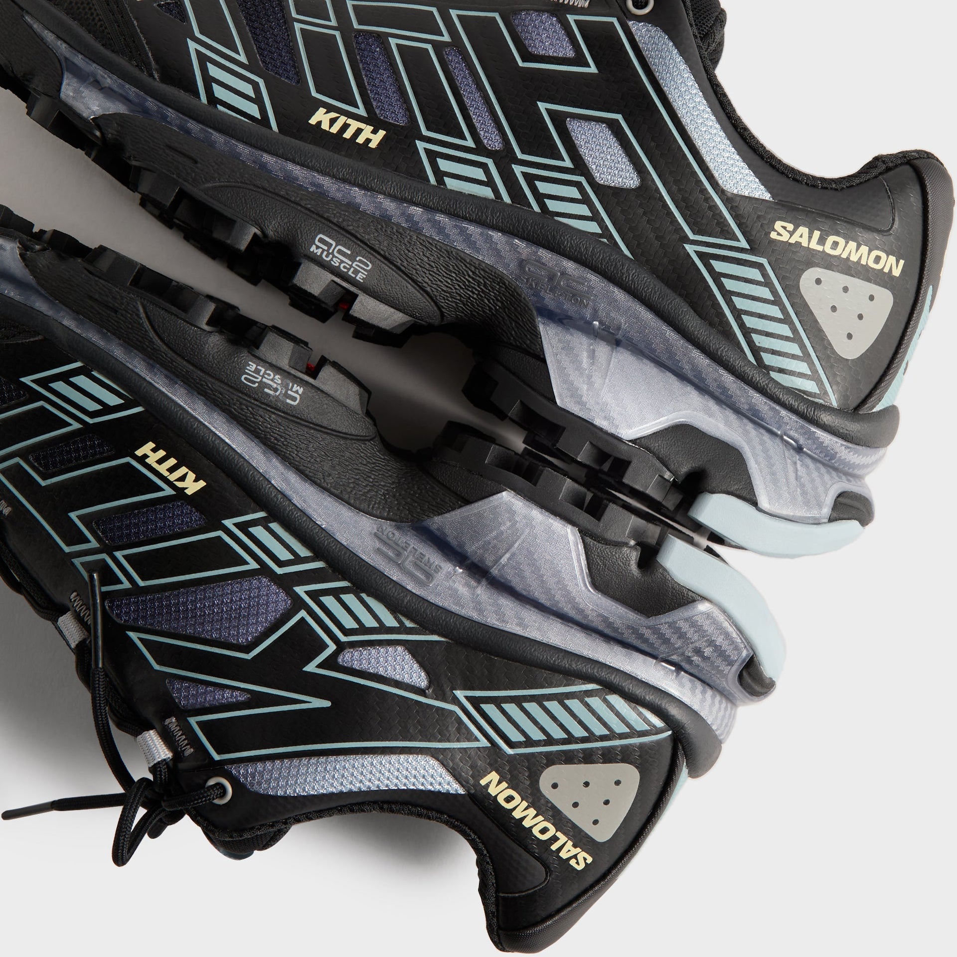 Kith for Salomon XT-4K - Black / Alloy / Blue Fog