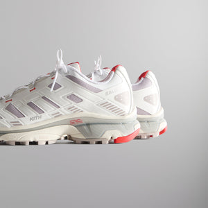 Kith for Salomon XT-4K - Bright White / Ashes of Roses / Fiery Red PH