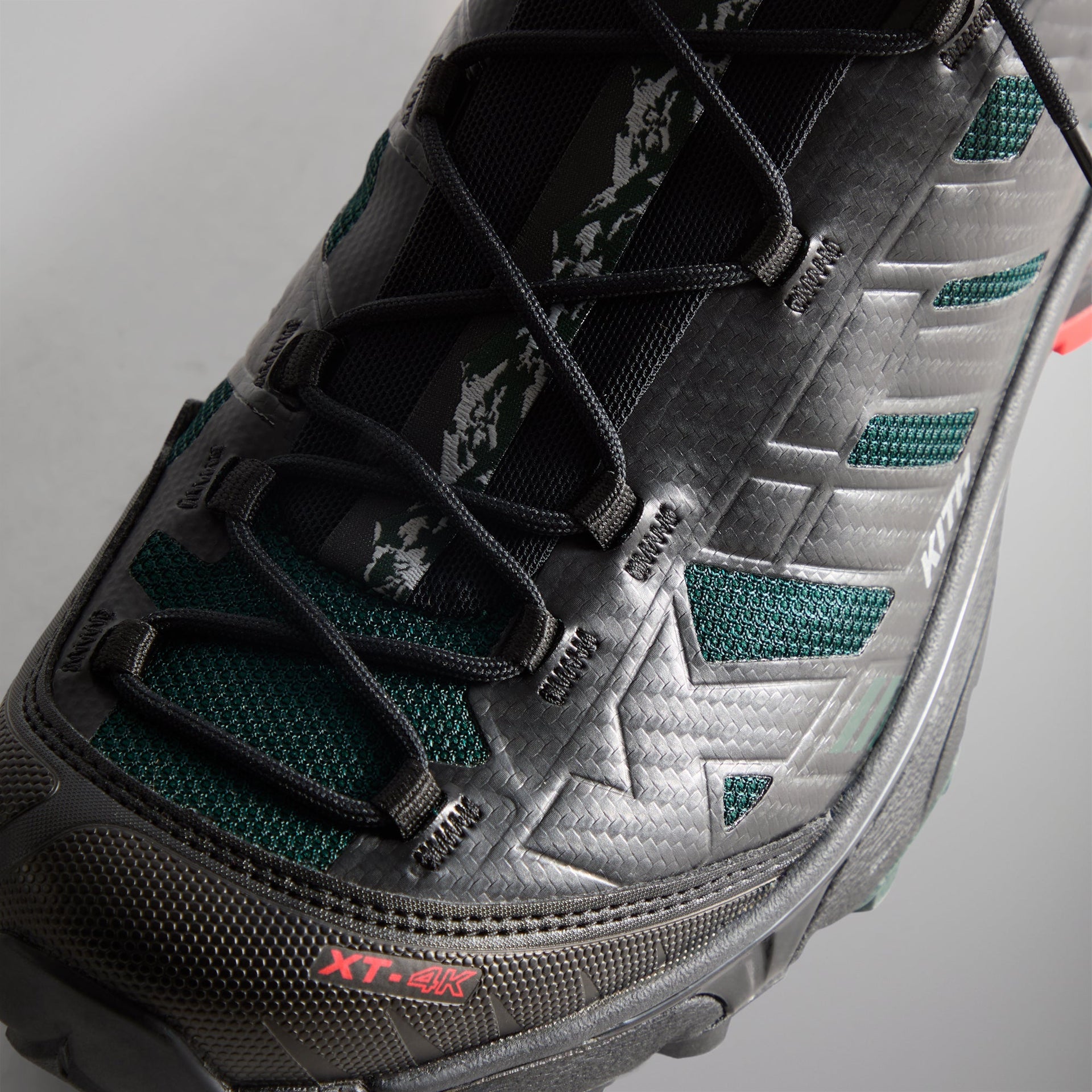 Kith for Salomon XT-4K - Black / Scarab / Fiery Red