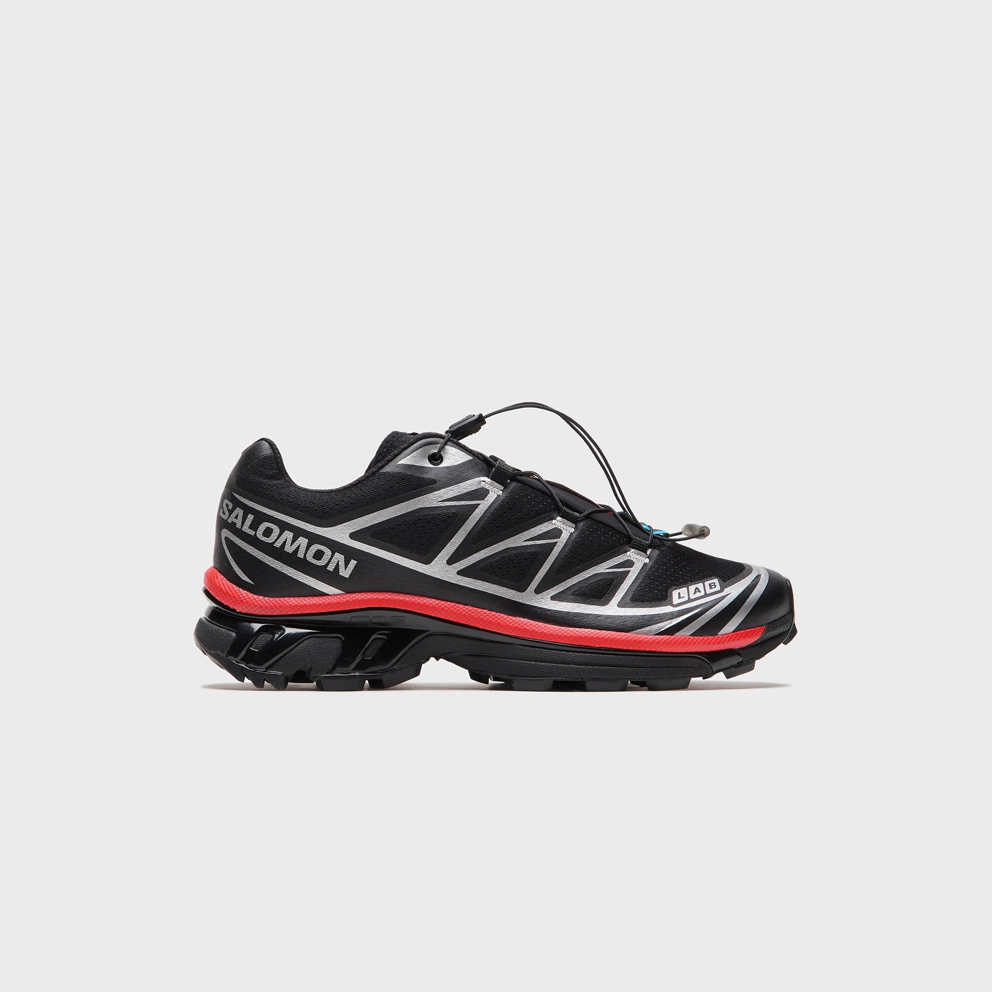 Salomon XT-6 - Black / Fiery Red / Silver – Kith Canada