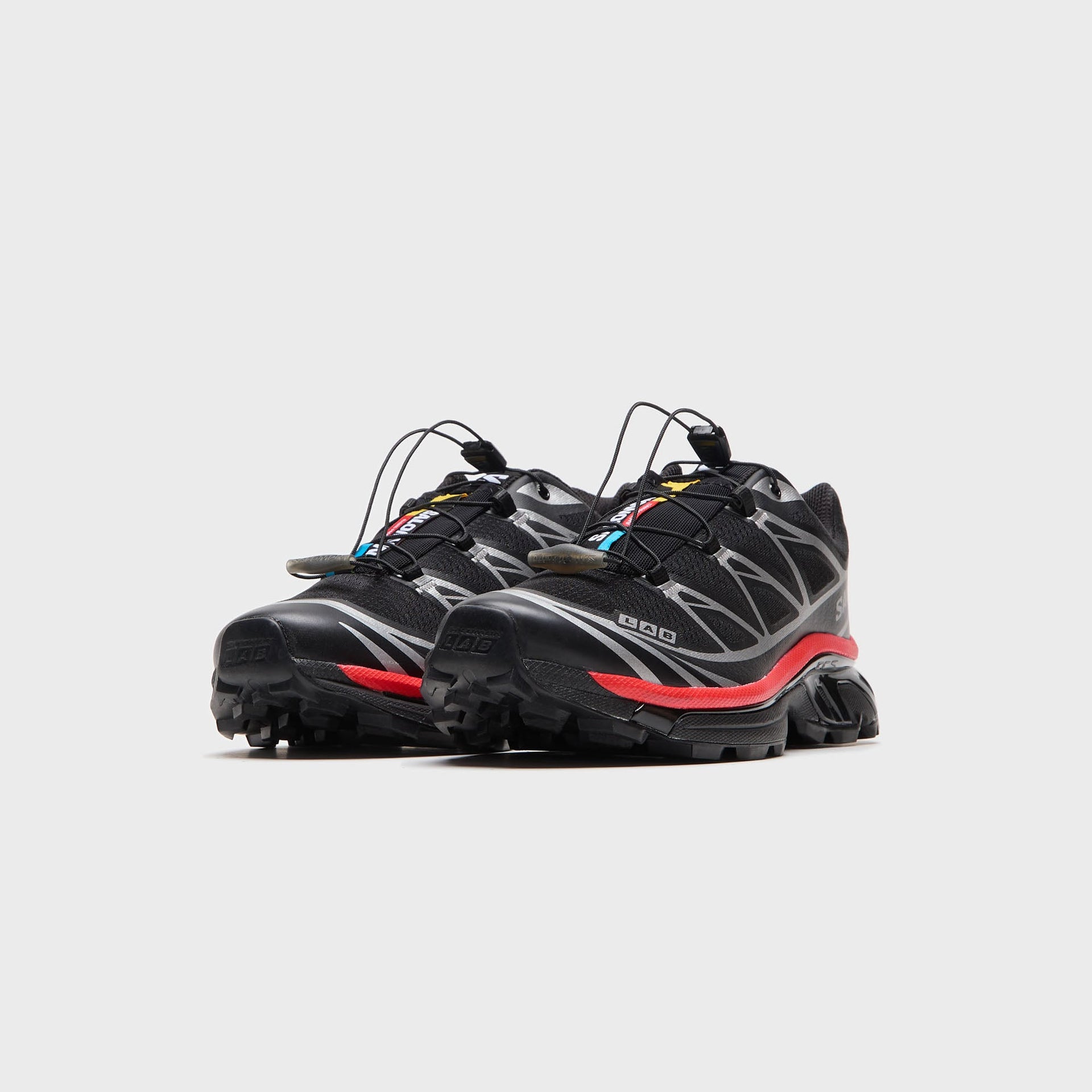 Salomon XT-6 - Black / Fiery Red / Silver