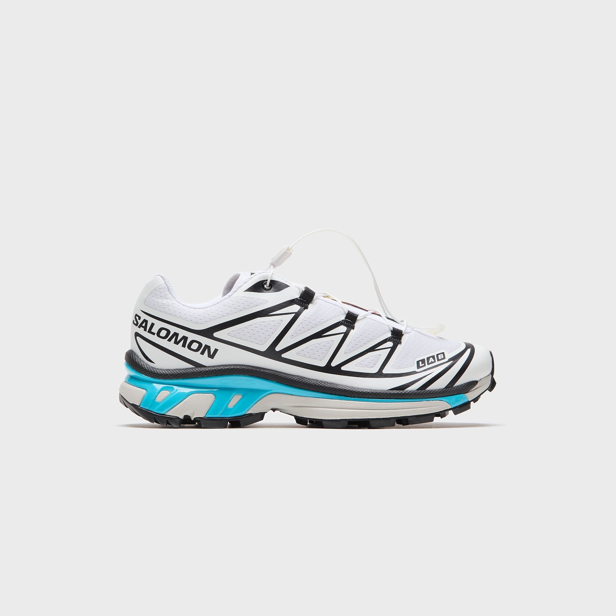 Salomon XT-6 - Black / White / Blue Curacao – Kith Canada