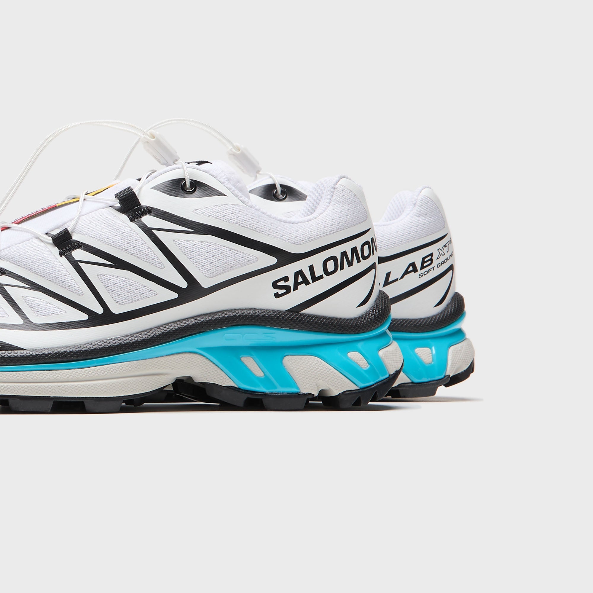 Salomon XT-6 - Black / White / Blue Curacao – Kith Canada