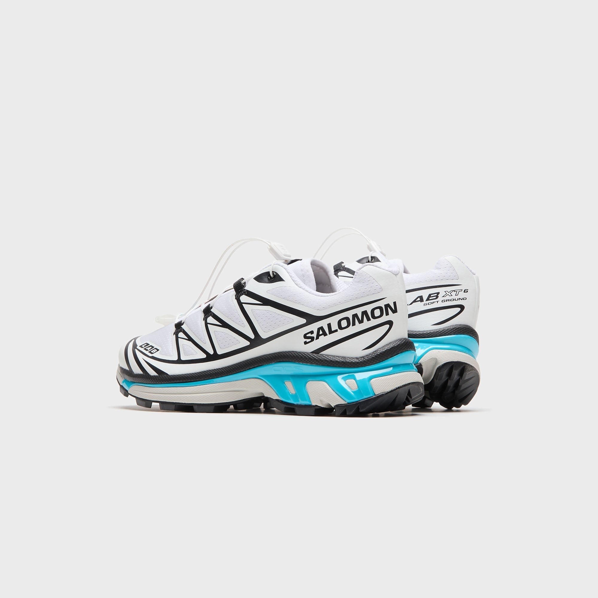 Salomon XT-6 - Black / White / Blue Curacao – Kith Canada