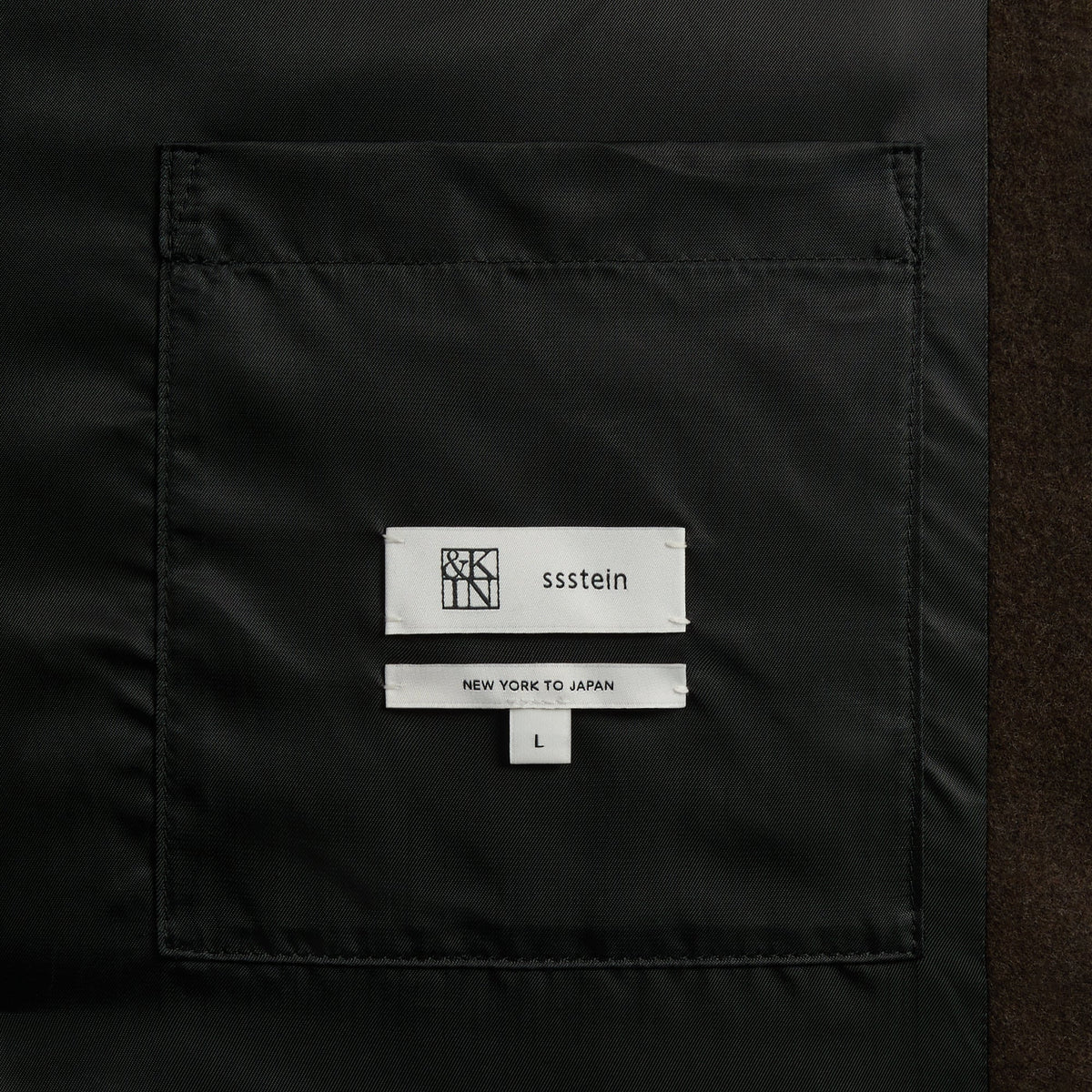 &Kin for ssstein Wool Cashmere Blend Fleece Jacket - Kindling