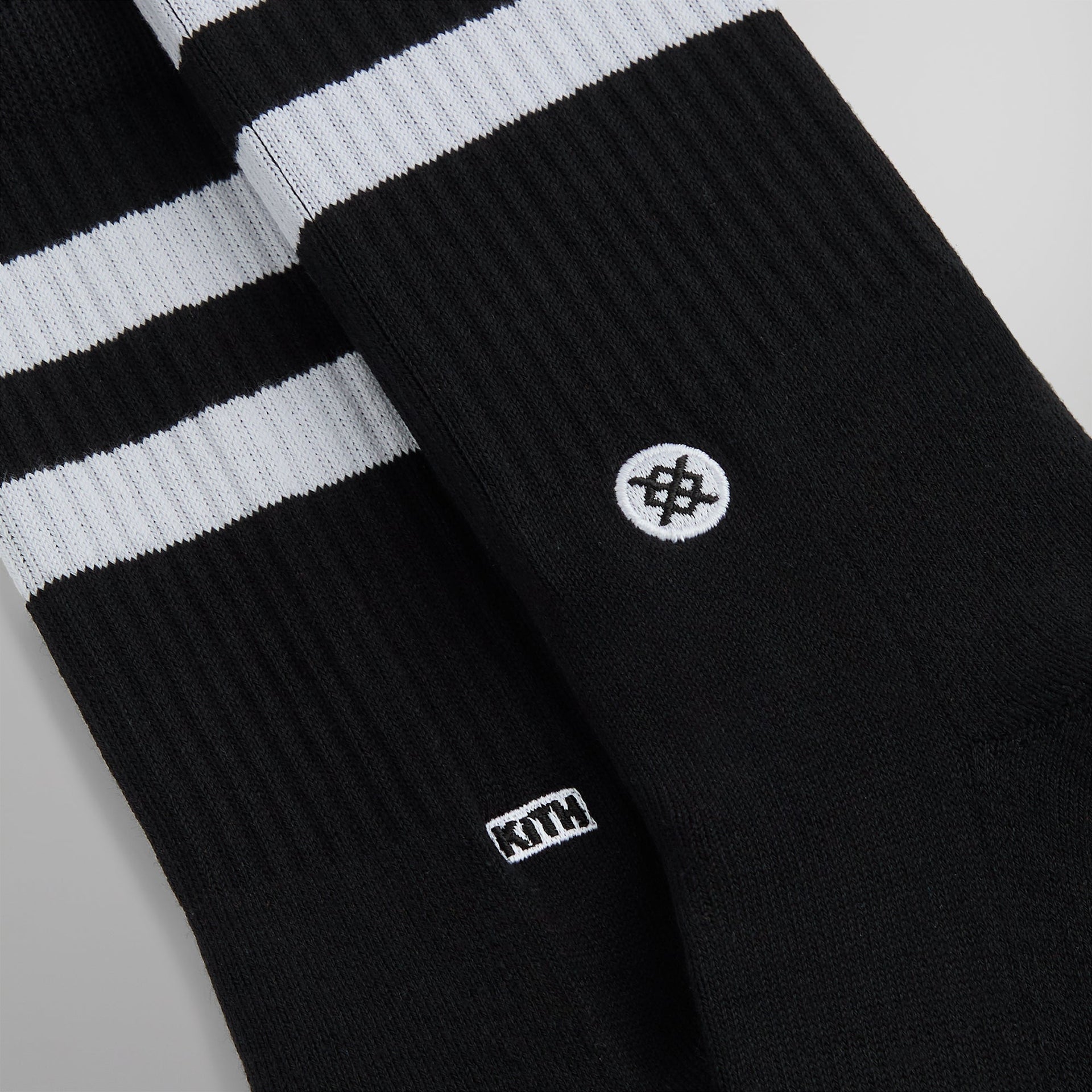 Kith Classics for Stance Crew Sock - Black / White