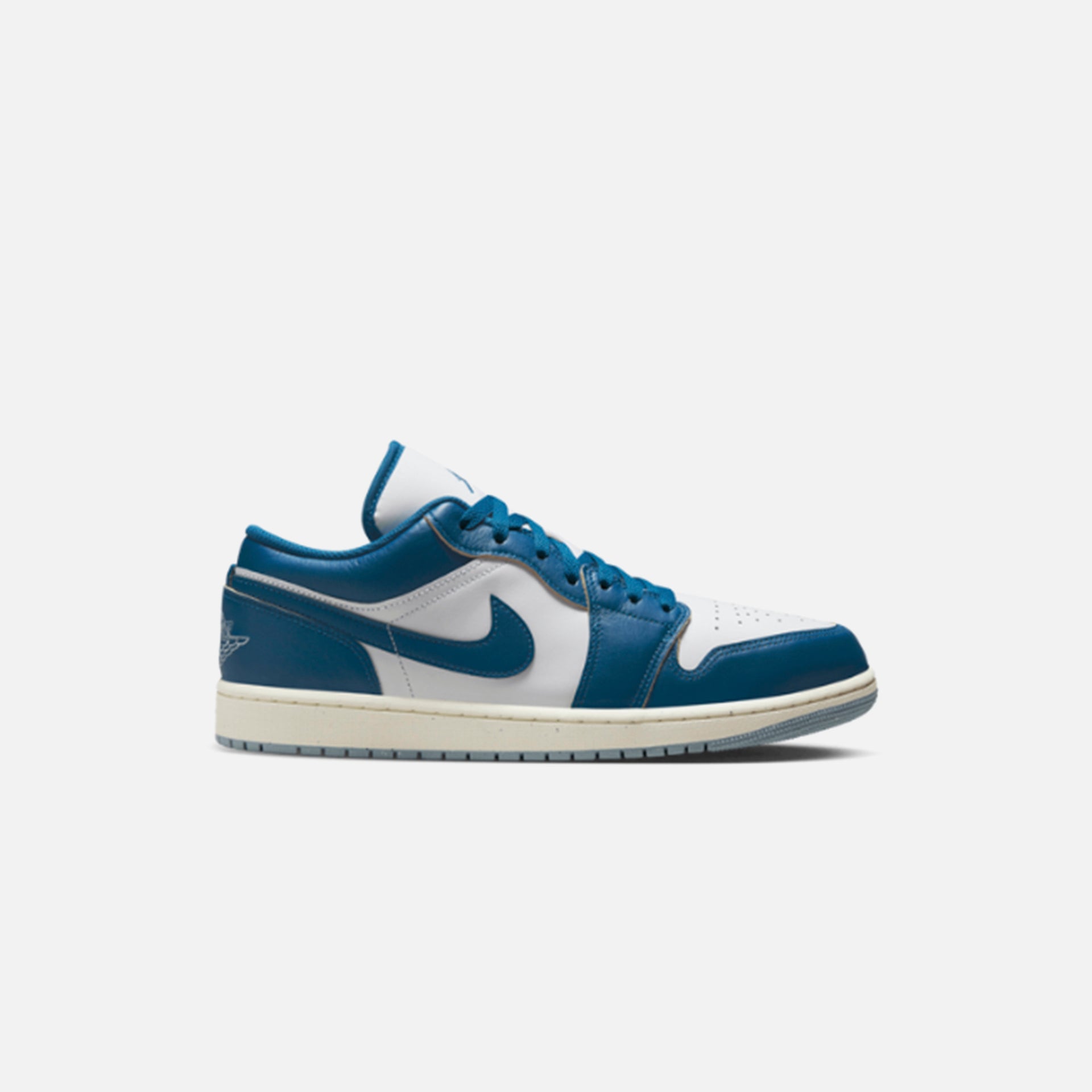 Jordan Air Jordan 1 Low SE - White / Industrial Blue / Blue Green