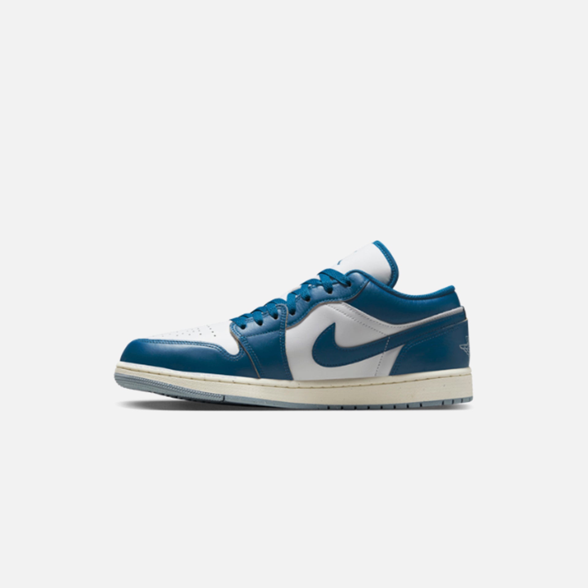 Jordan Air Jordan 1 Low SE - White / Industrial Blue / Blue Green