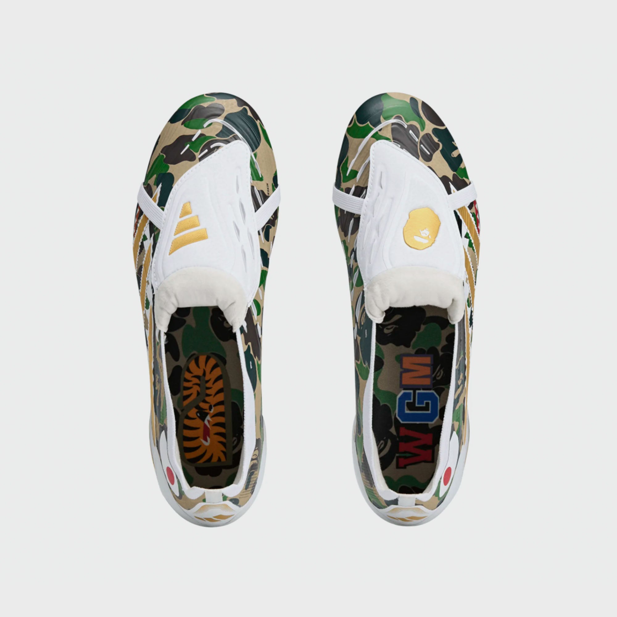adidas x BAPE Predator Elite Ft Fg - Hemp / Gold Metallic / Cloud