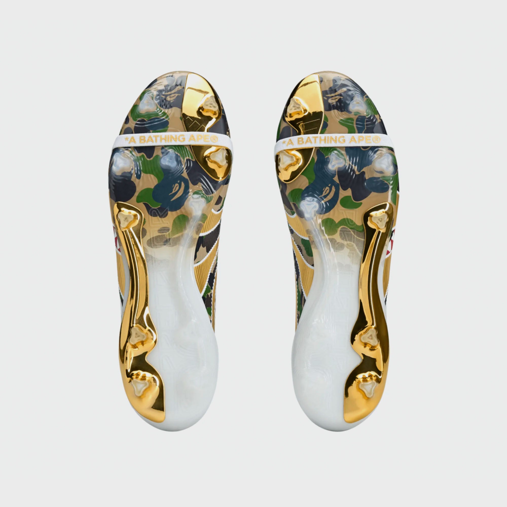 A BATHING APE × adidas Predator Elite FG adidas x BAPE Predator Elite Ft Fg - Hemp / Gold Metallic / Cloud