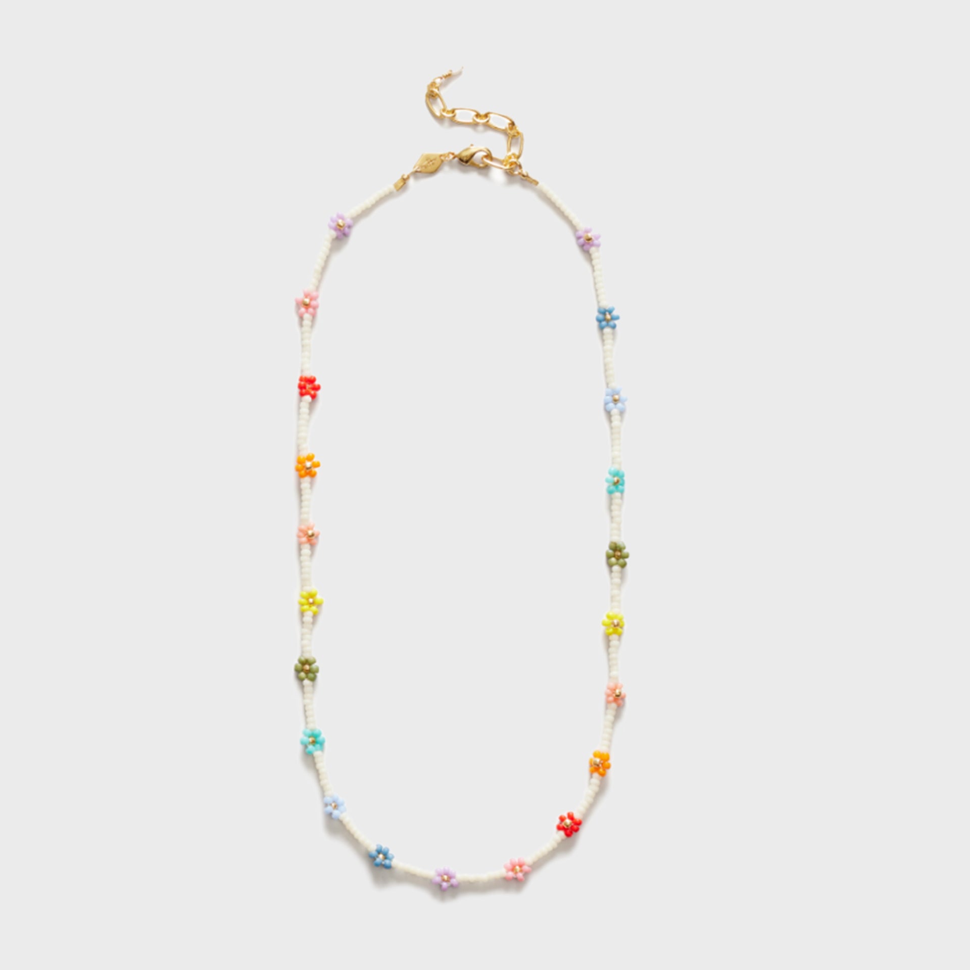 Anni Lu Flower Power Necklace - White Multi