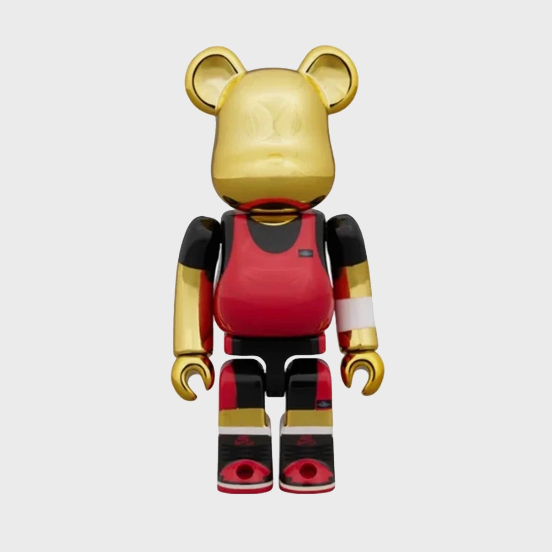 Medicom Toy BE@RBRICK Michael Jordan 1985 Air Jordan 100% - Gold / Red